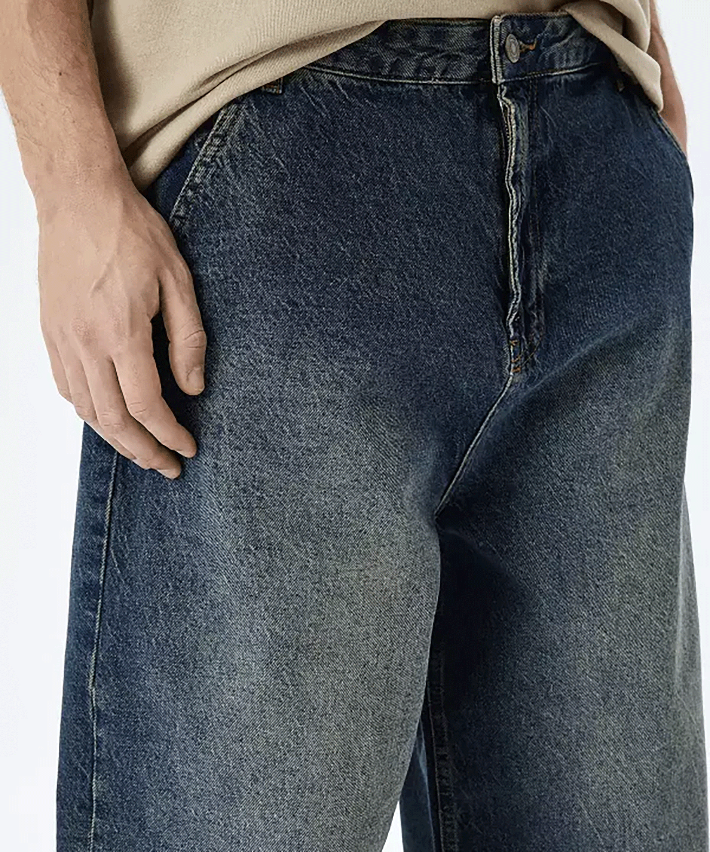 شلوار جین آزاد مردانه کوتون Koton کد 5SAM40037ND