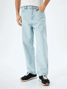 شلوار جین آزاد  مردانه کوتون Koton کد 5SAM40038ND