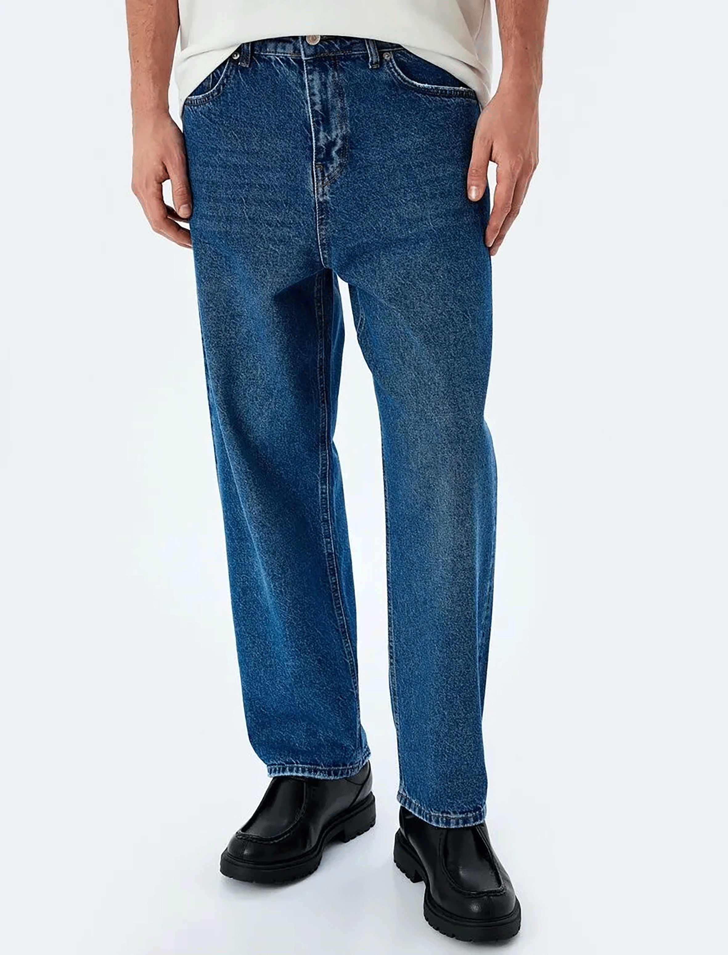 شلوار جین آزاد  مردانه کوتون Koton کد 5SAM40038ND