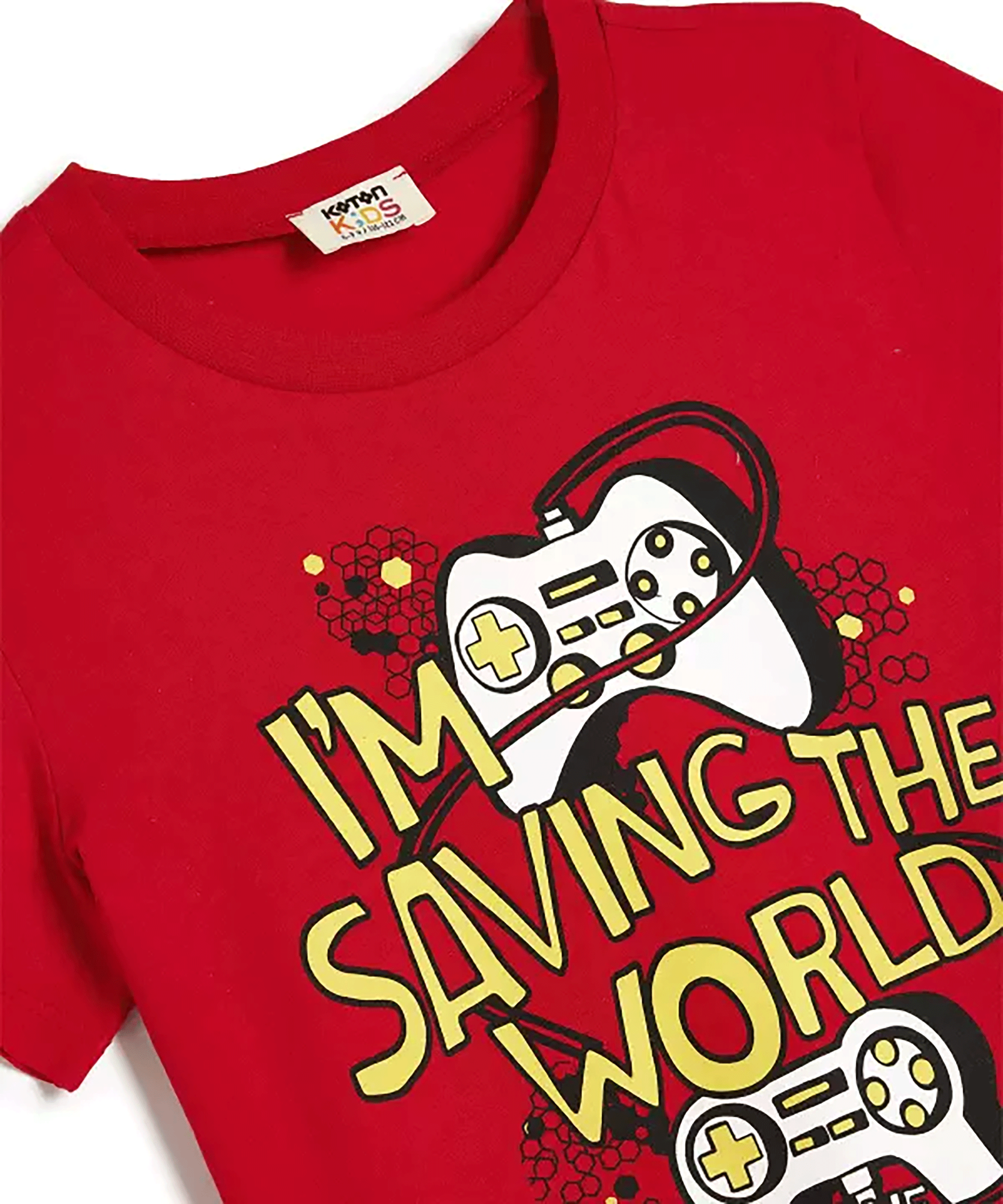 تی شرت طرح دار پسرانه کوتون Koton کد 5SKB10173TK