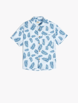 پیراهن طرح دار پسرانه کوتون Koton کد 5SKB60037TW