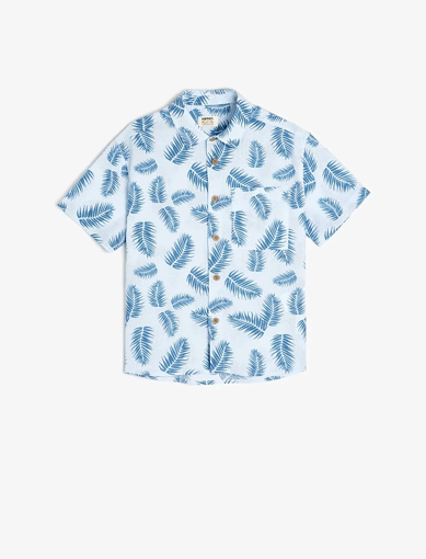 پیراهن طرح دار پسرانه کوتون Koton کد 5SKB60037TW