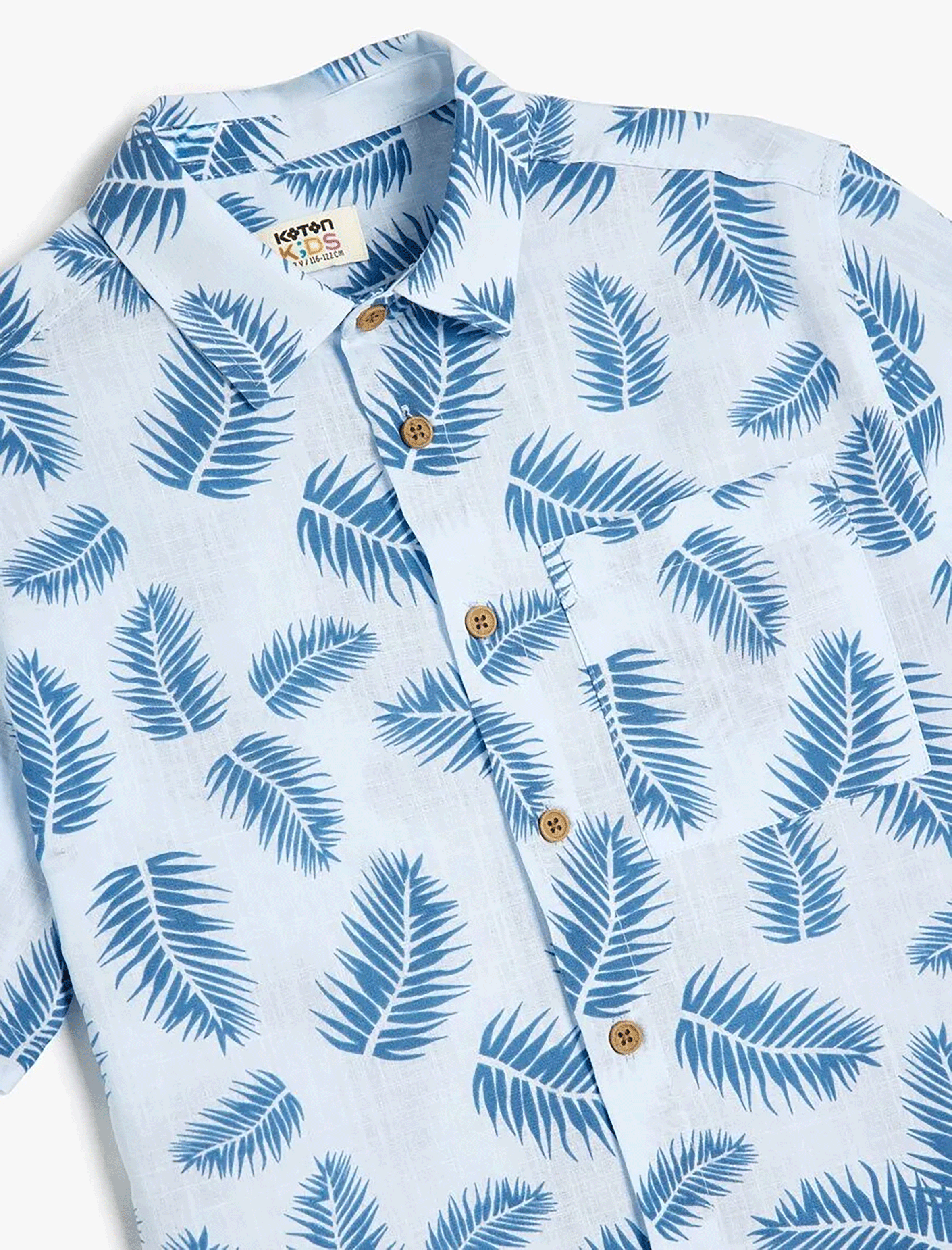 پیراهن طرح دار پسرانه کوتون Koton کد 5SKB60037TW