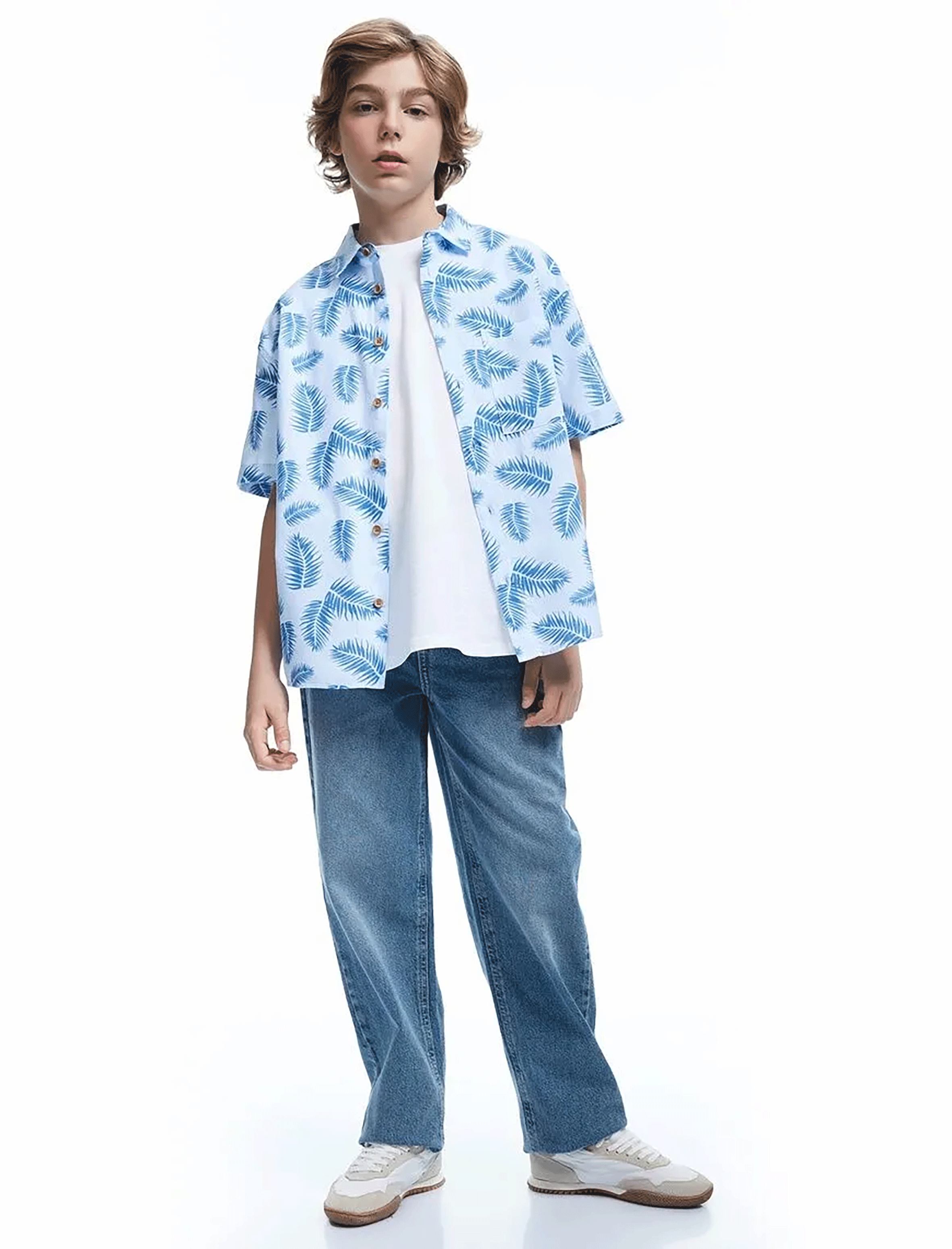 پیراهن طرح دار پسرانه کوتون Koton کد 5SKB60037TW