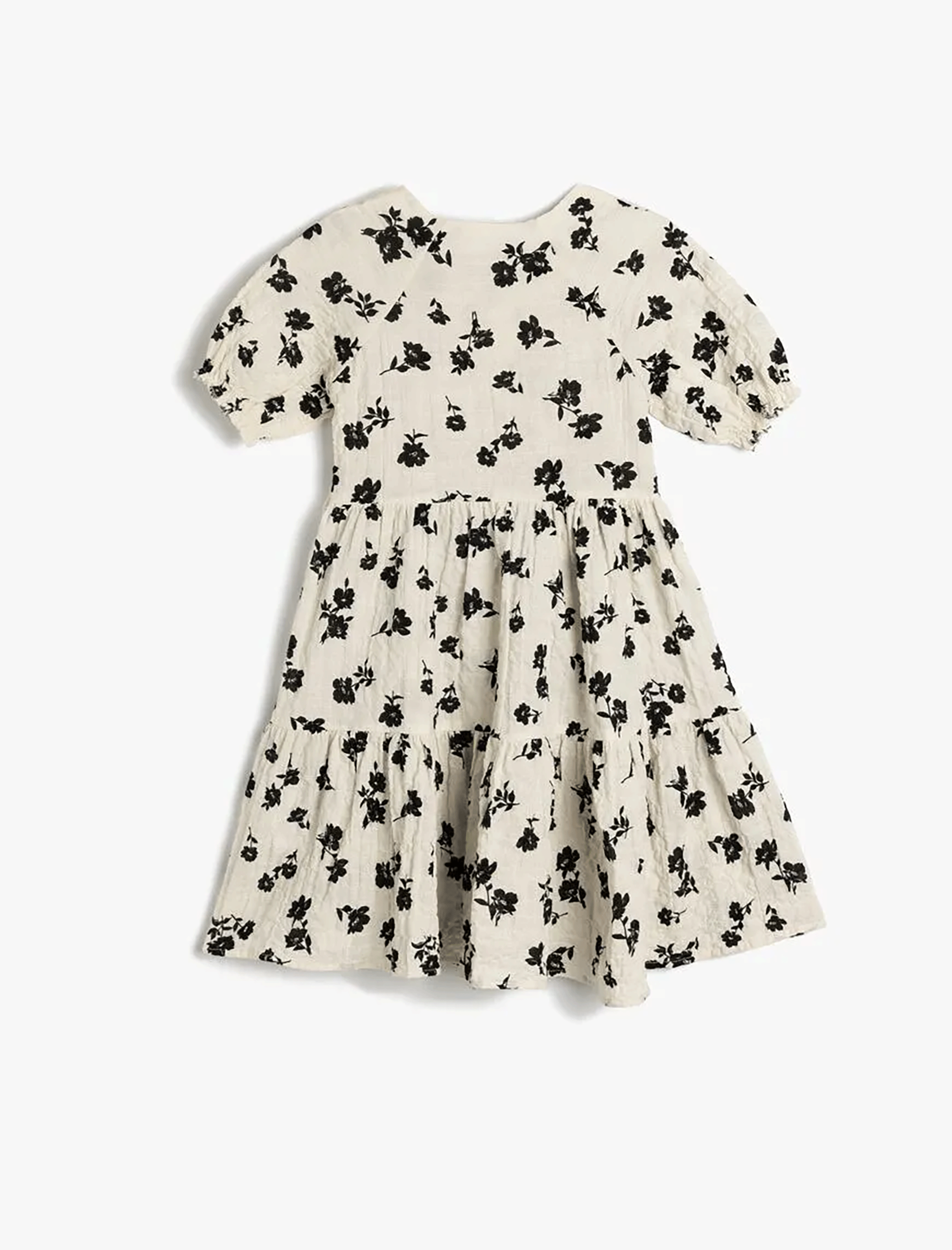 پیراهن طرح دار دخترانه کوتون Koton کد 5SKG80014AW