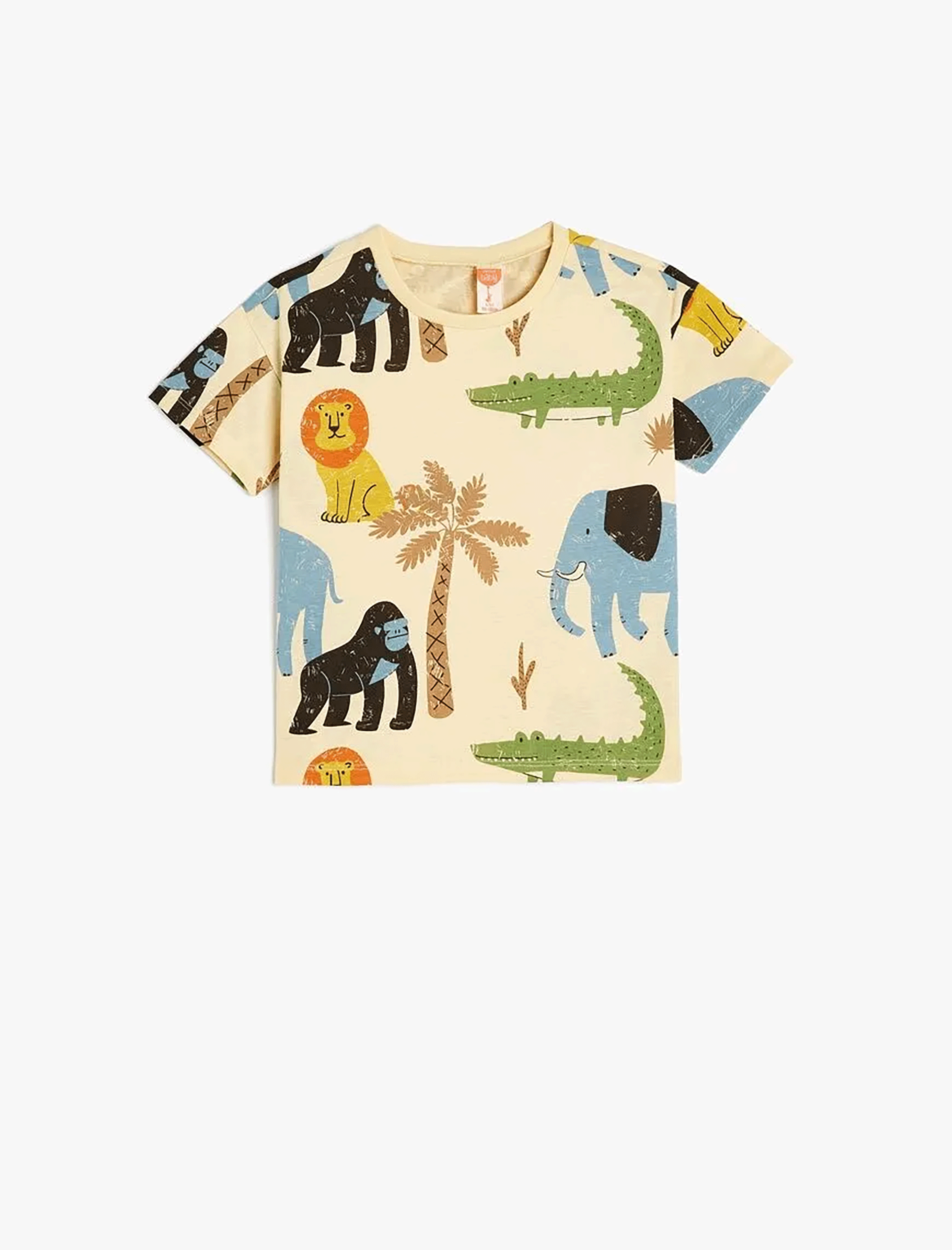 تی شرت طرح دار نوزاد پسر کوتون Koton کد 5SMB10040TK