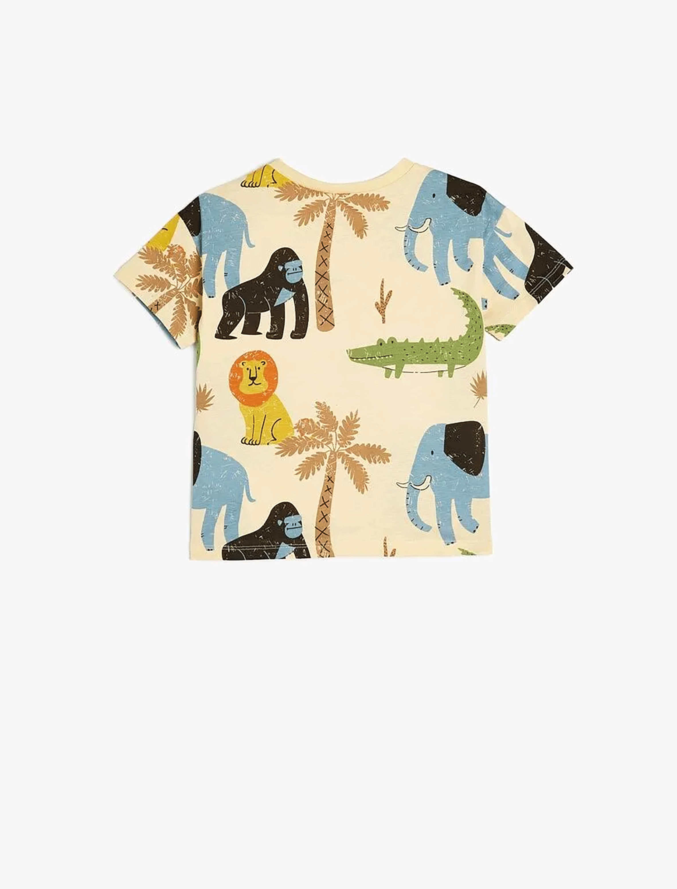 تی شرت طرح دار نوزاد پسر کوتون Koton کد 5SMB10040TK