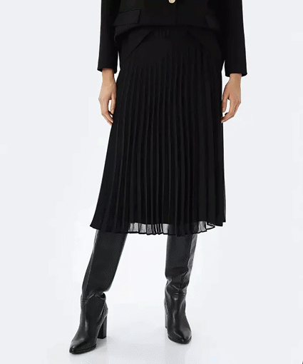 دامن پلیسه زنانه کوتون Koton کد 5WAK70178UW