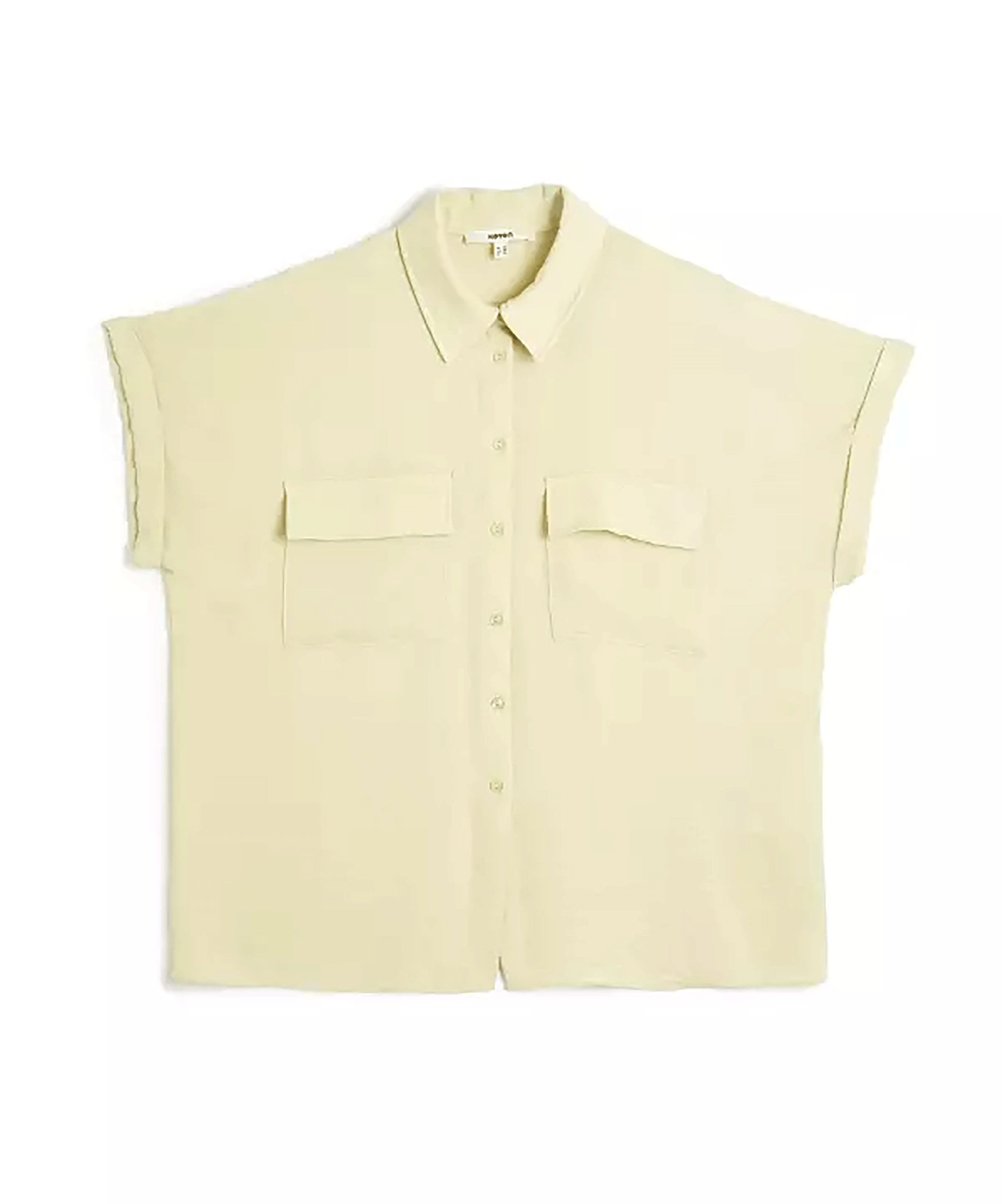 شومیز آستین کوتاه  زنانه کوتون Koton کد 4SAK60491PW