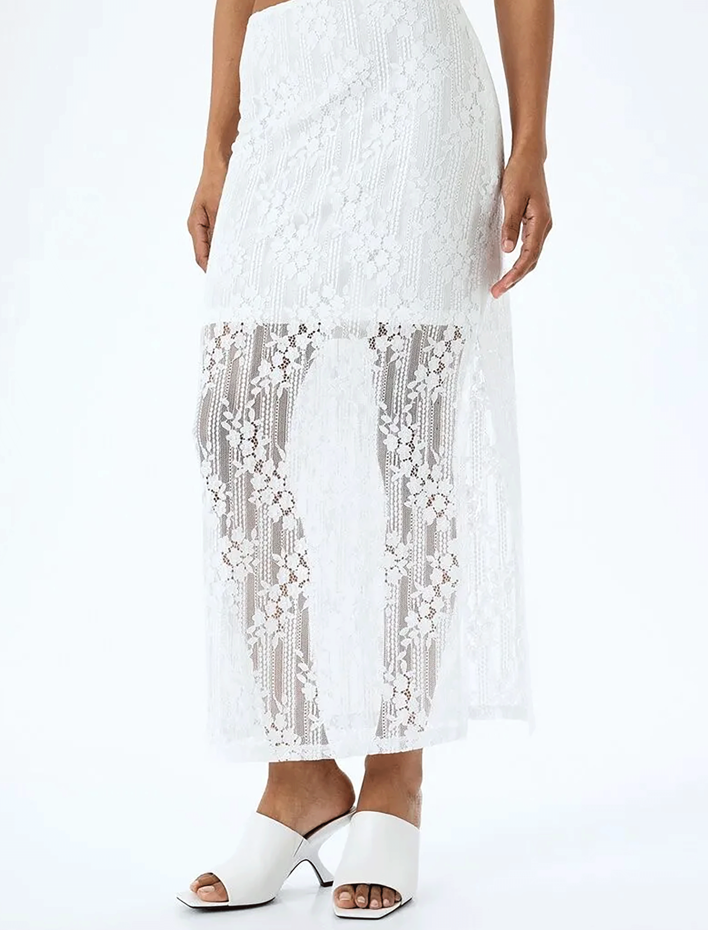 دامن میدی زنانه کوتون Koton کد 5SAK10214EK