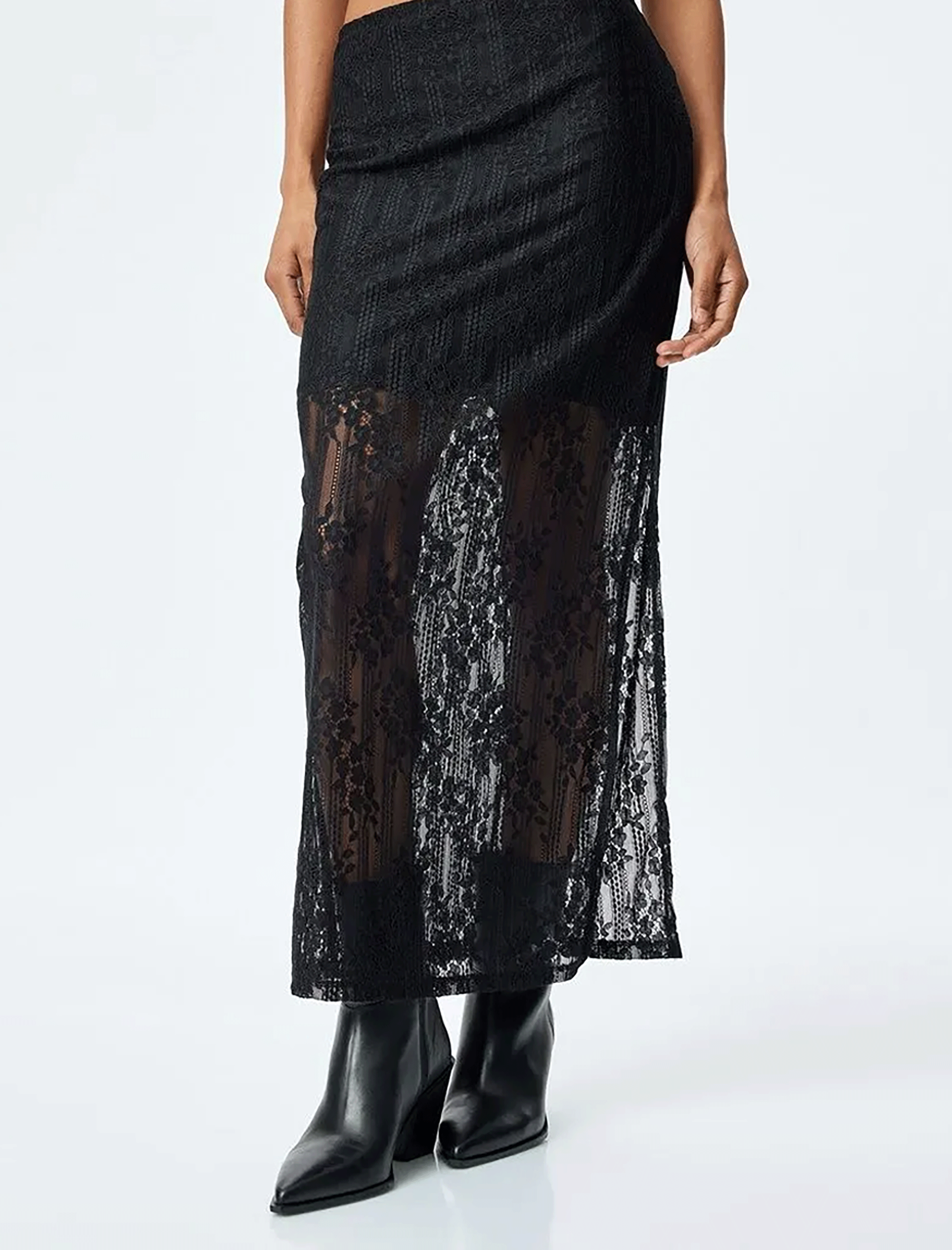 دامن میدی زنانه کوتون Koton کد 5SAK10214EK