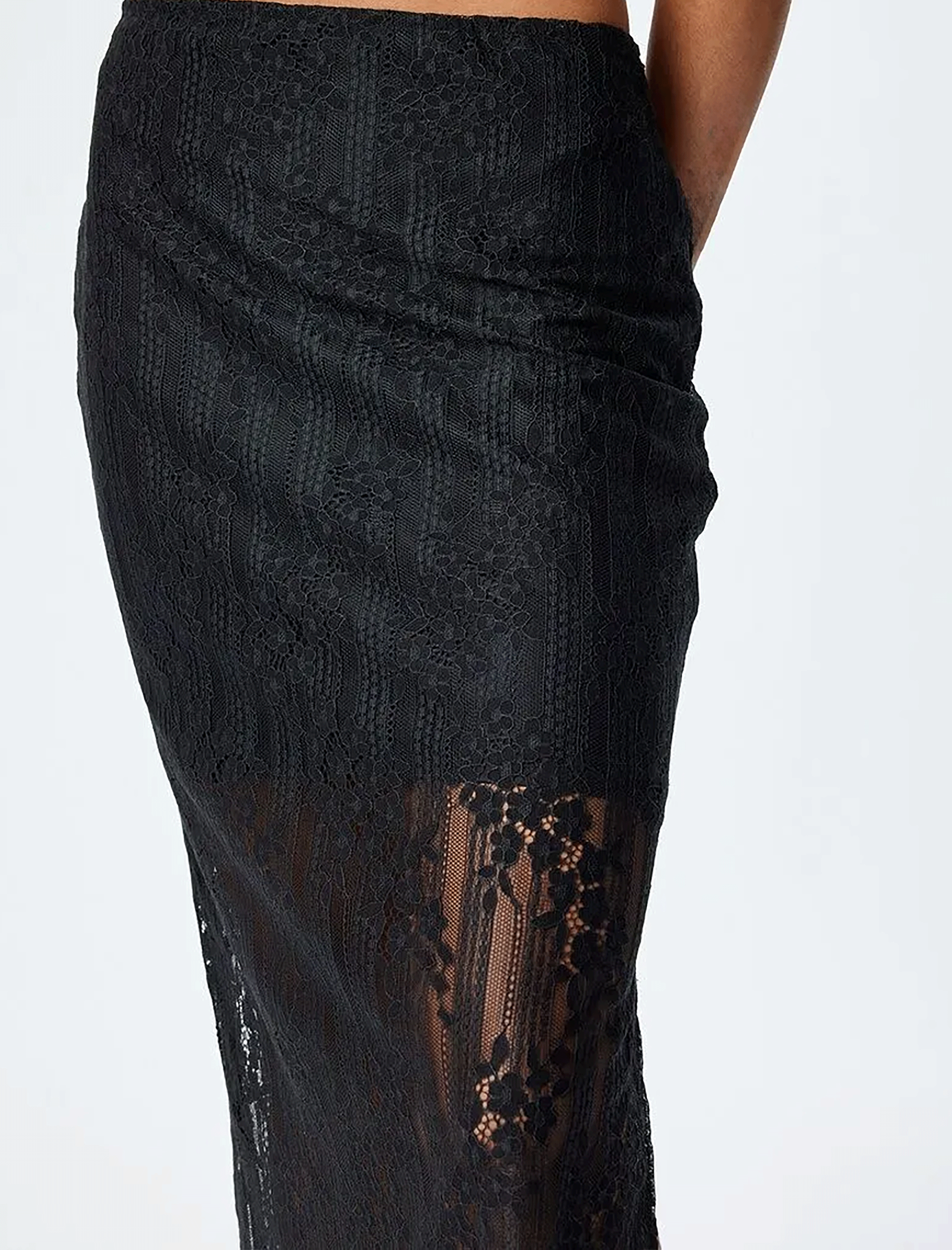 دامن میدی زنانه کوتون Koton کد 5SAK10214EK