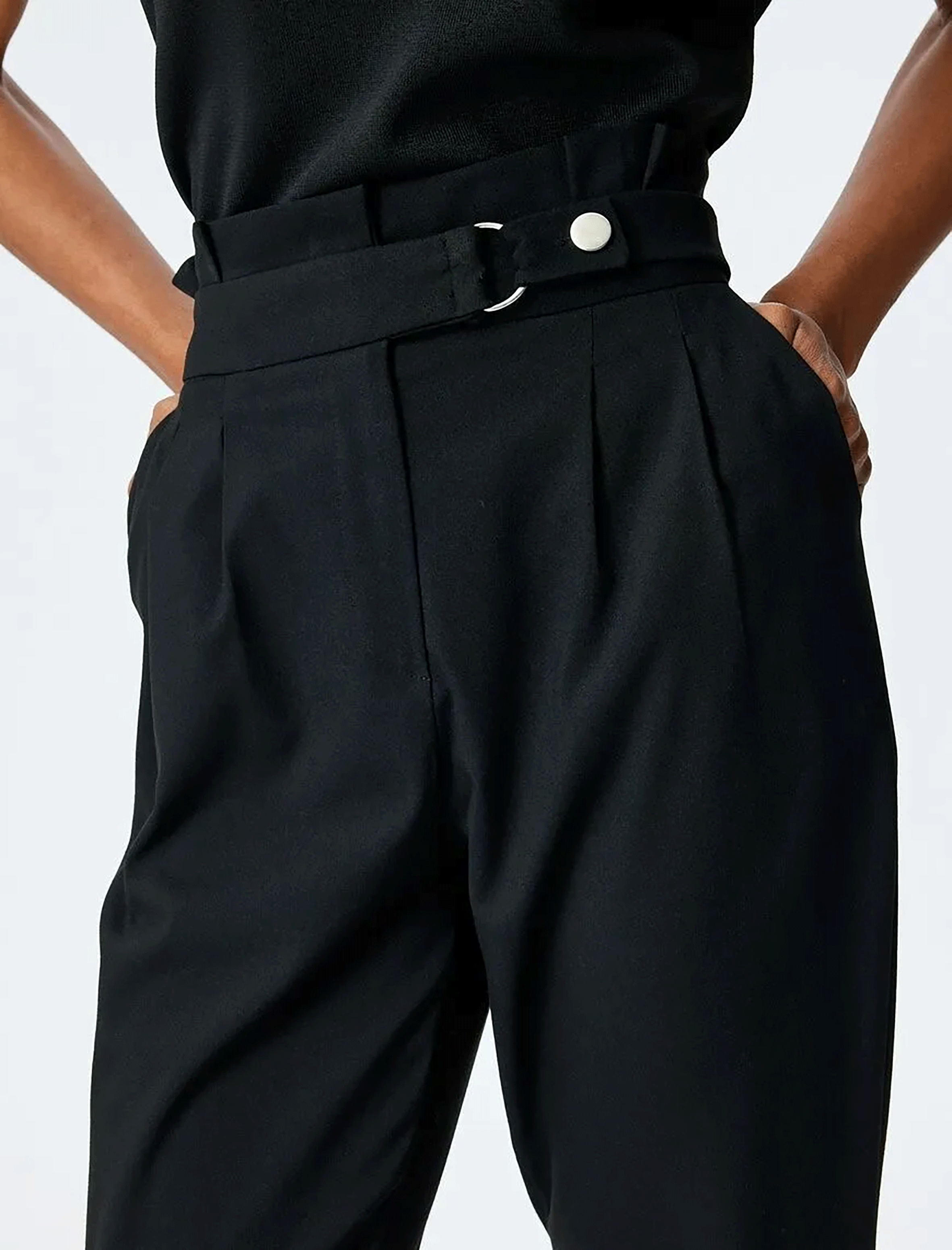 شلوار پارچه ای زنانه کوتون Koton کد 5SAK40217PW