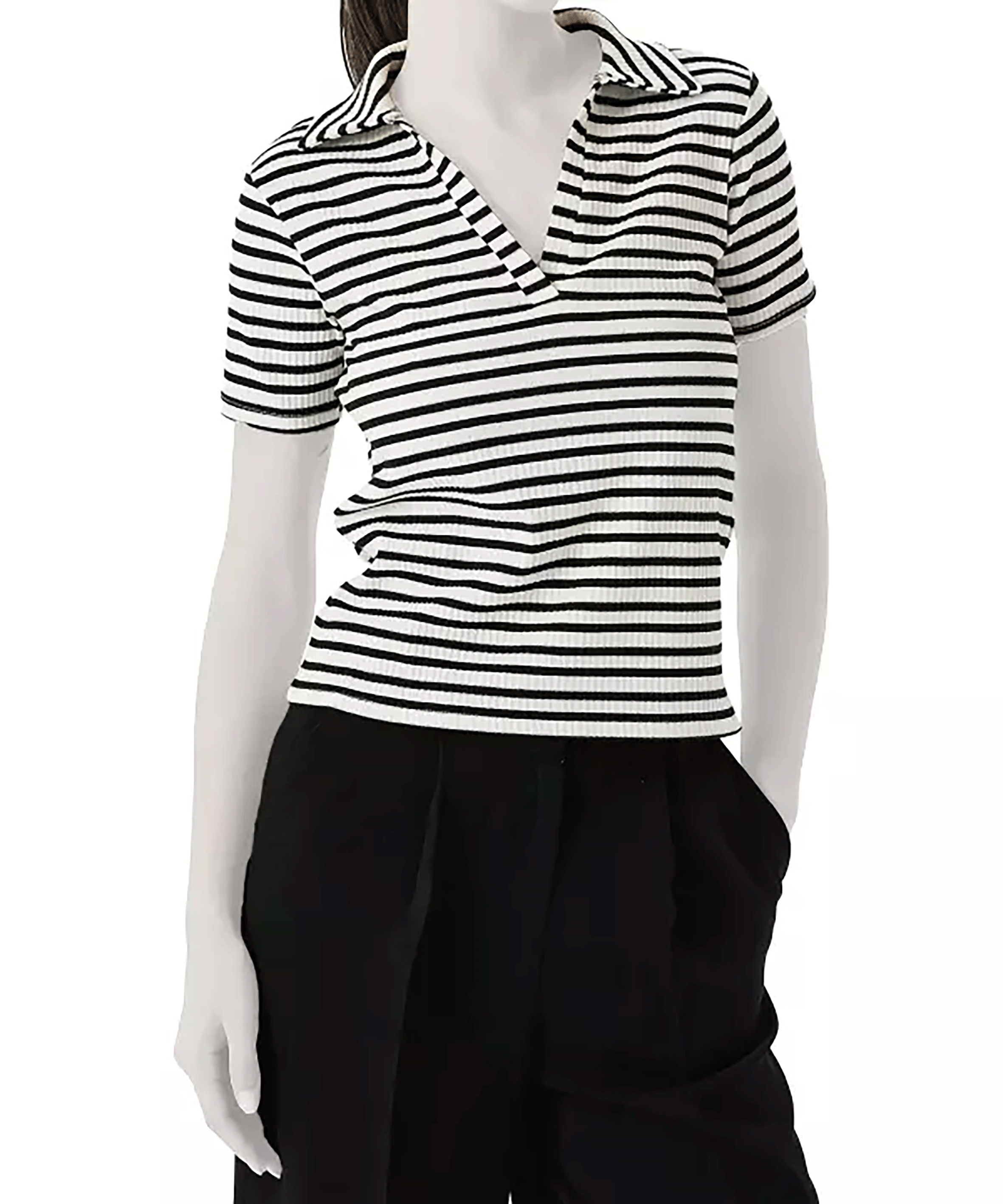 پولوشرت  طرح دار زنانه کوتون Koton کد 5SAK50038EK