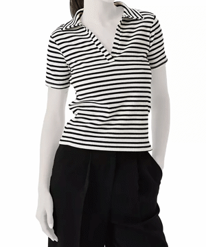 پولوشرت  طرح دار زنانه کوتون Koton کد 5SAK50038EK