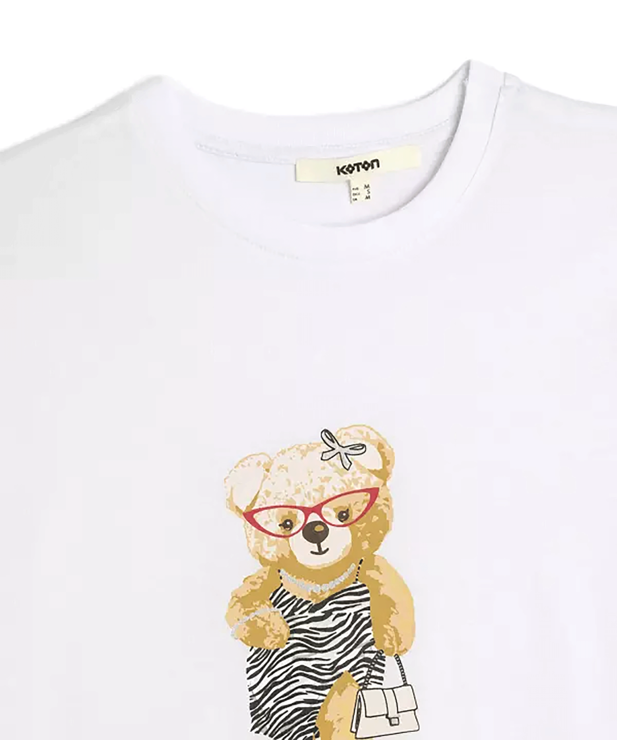 تی شرت طرح دار زنانه کوتون Koton کد 5SAK50086EK