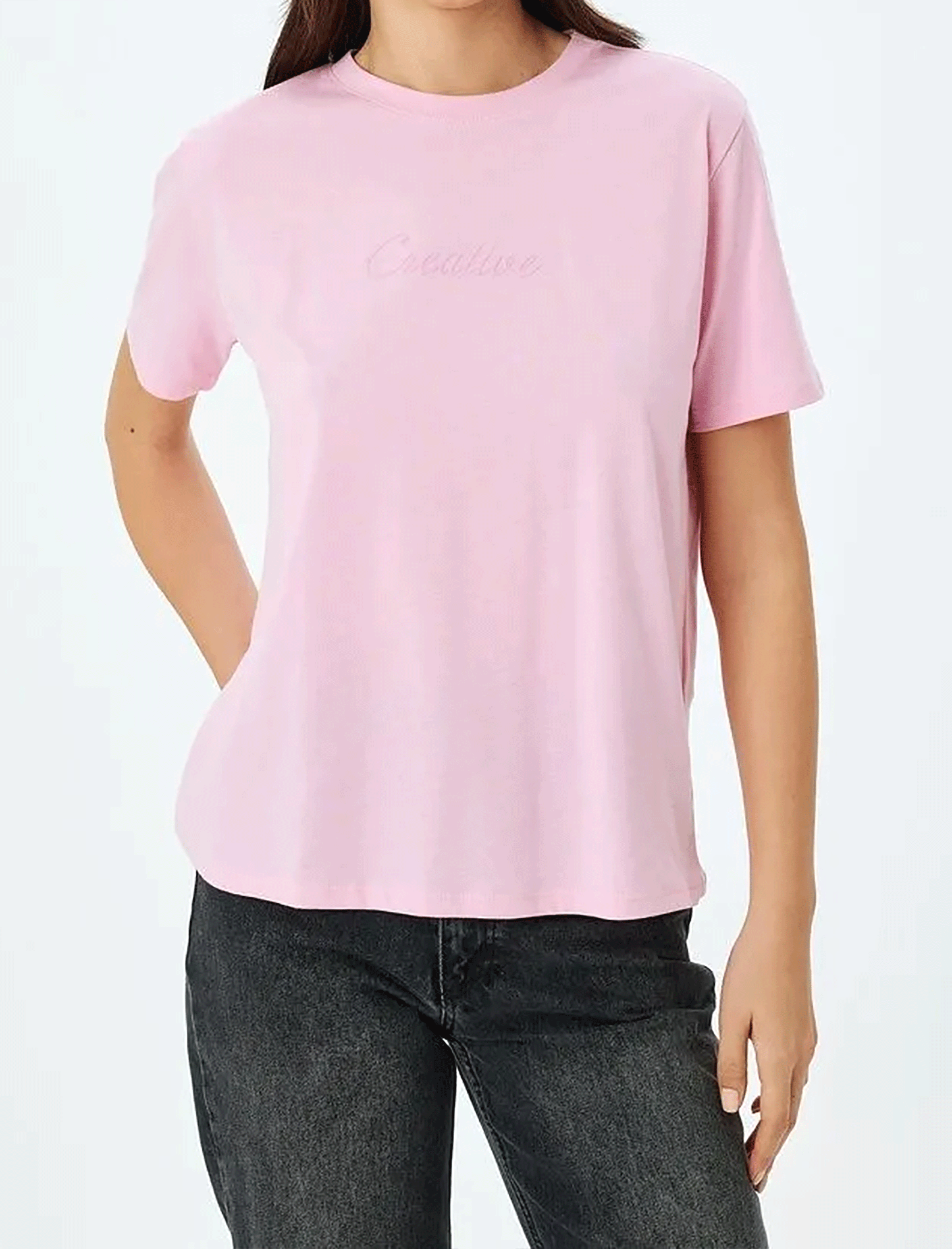 تی شرت زنانه کوتون Koton کد 5SAK50132EK