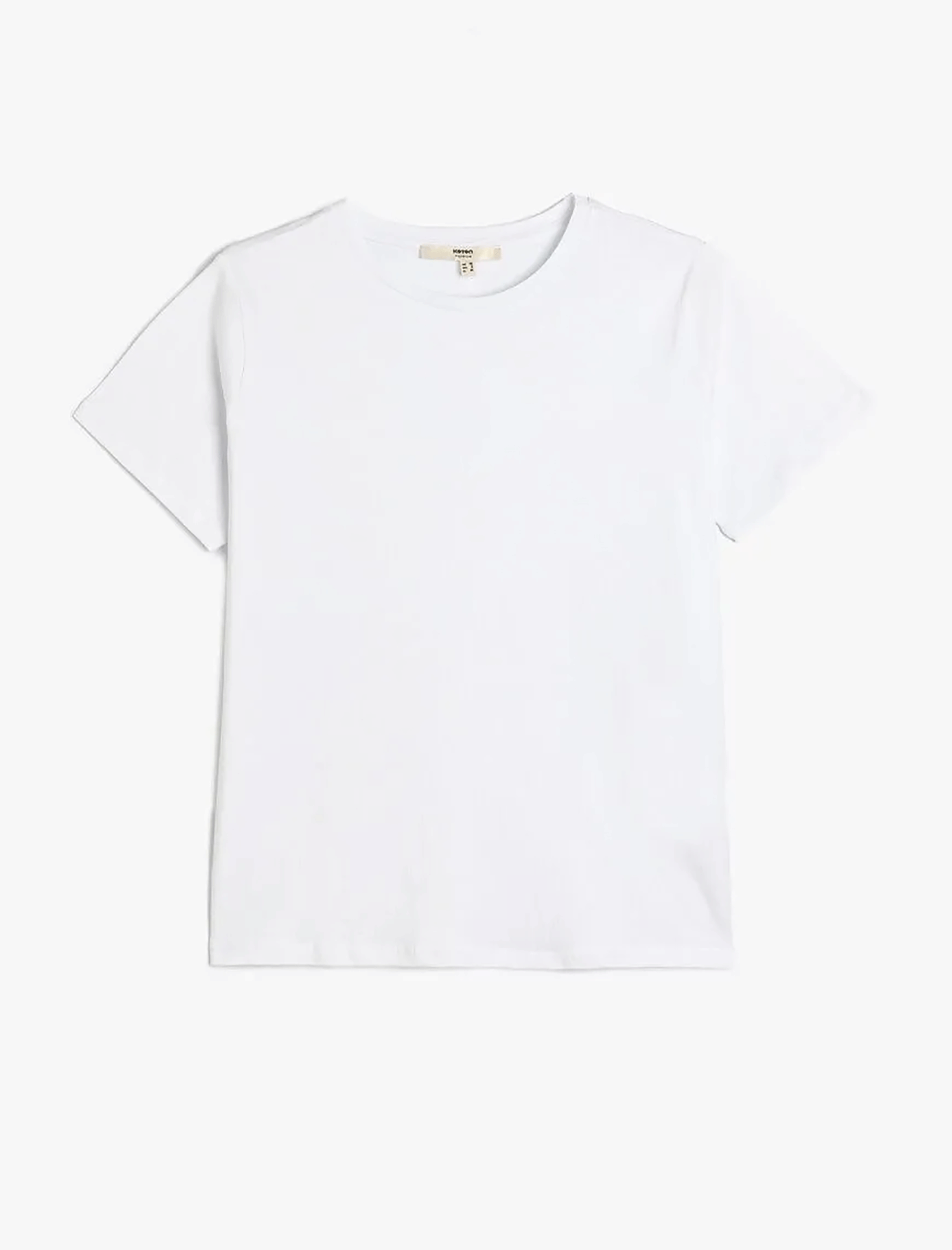 تی شرت بیسیک زنانه کوتون Koton کد 5SAK50265EK