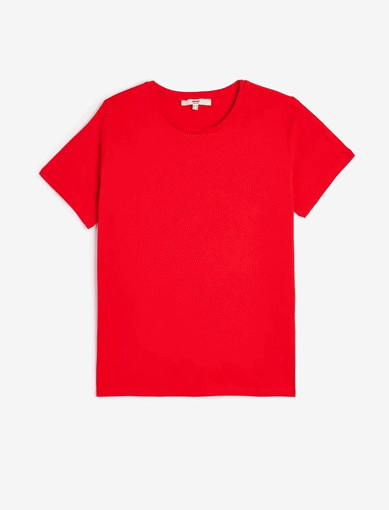 تی شرت بیسیک زنانه کوتون Koton کد 5SAK50265EK