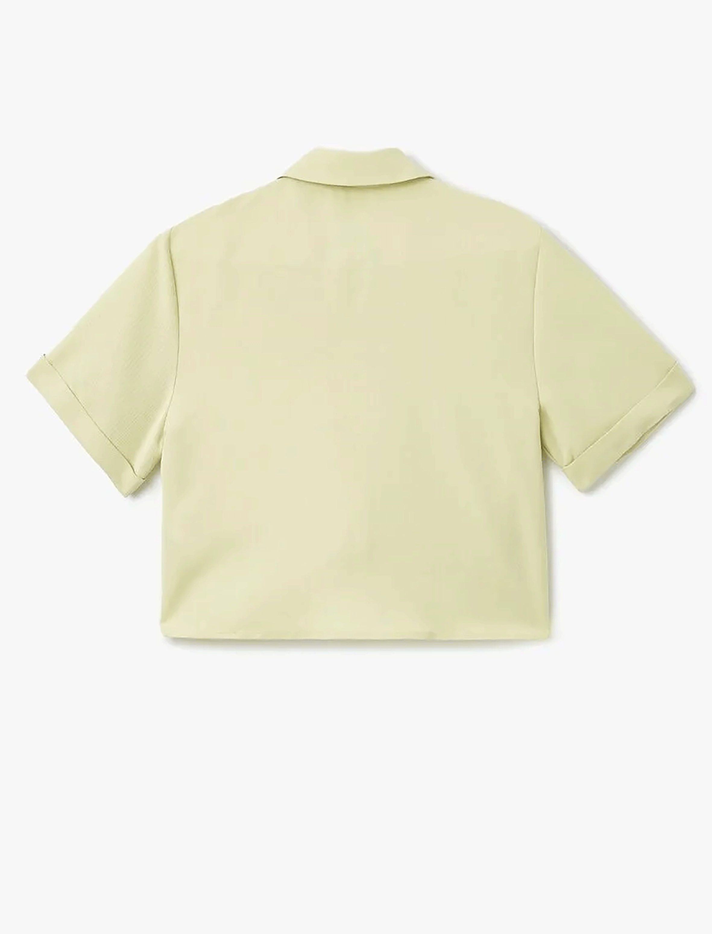 کراپ تی شرت زنانه کوتون Koton کد 5SAK60261PW