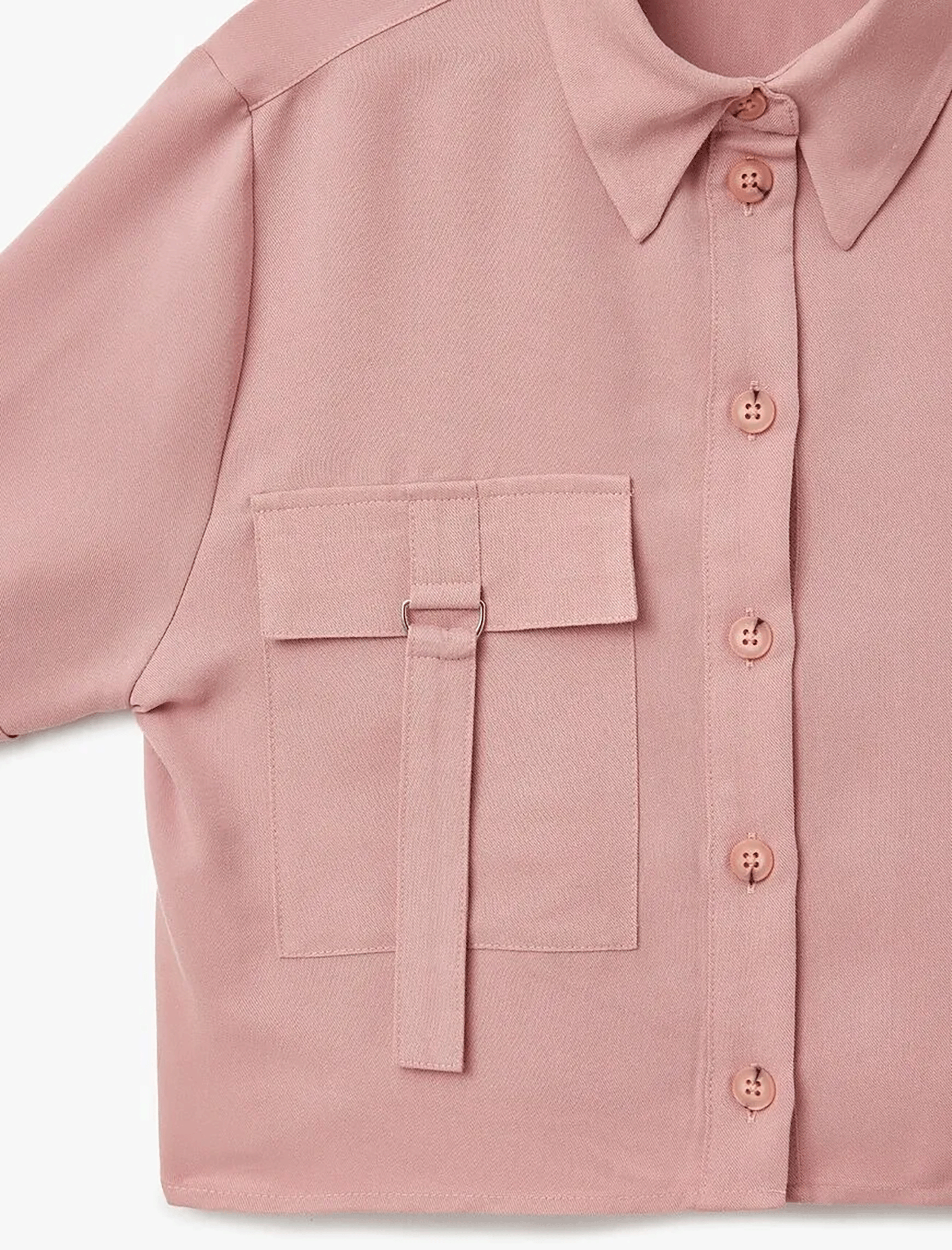 کراپ تی شرت زنانه کوتون Koton کد 5SAK60261PW