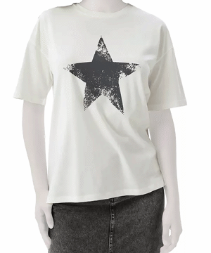 تی شرت طرح دار زنانه کوتون Koton کد 5SAL10065IK