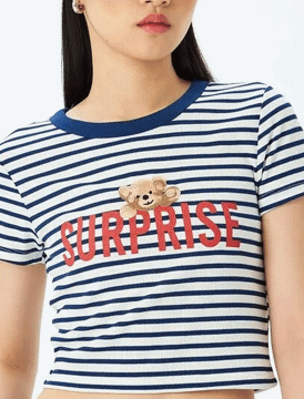 تی شرت طرح دار زنانه کوتون Koton کد 5SAL10120IK