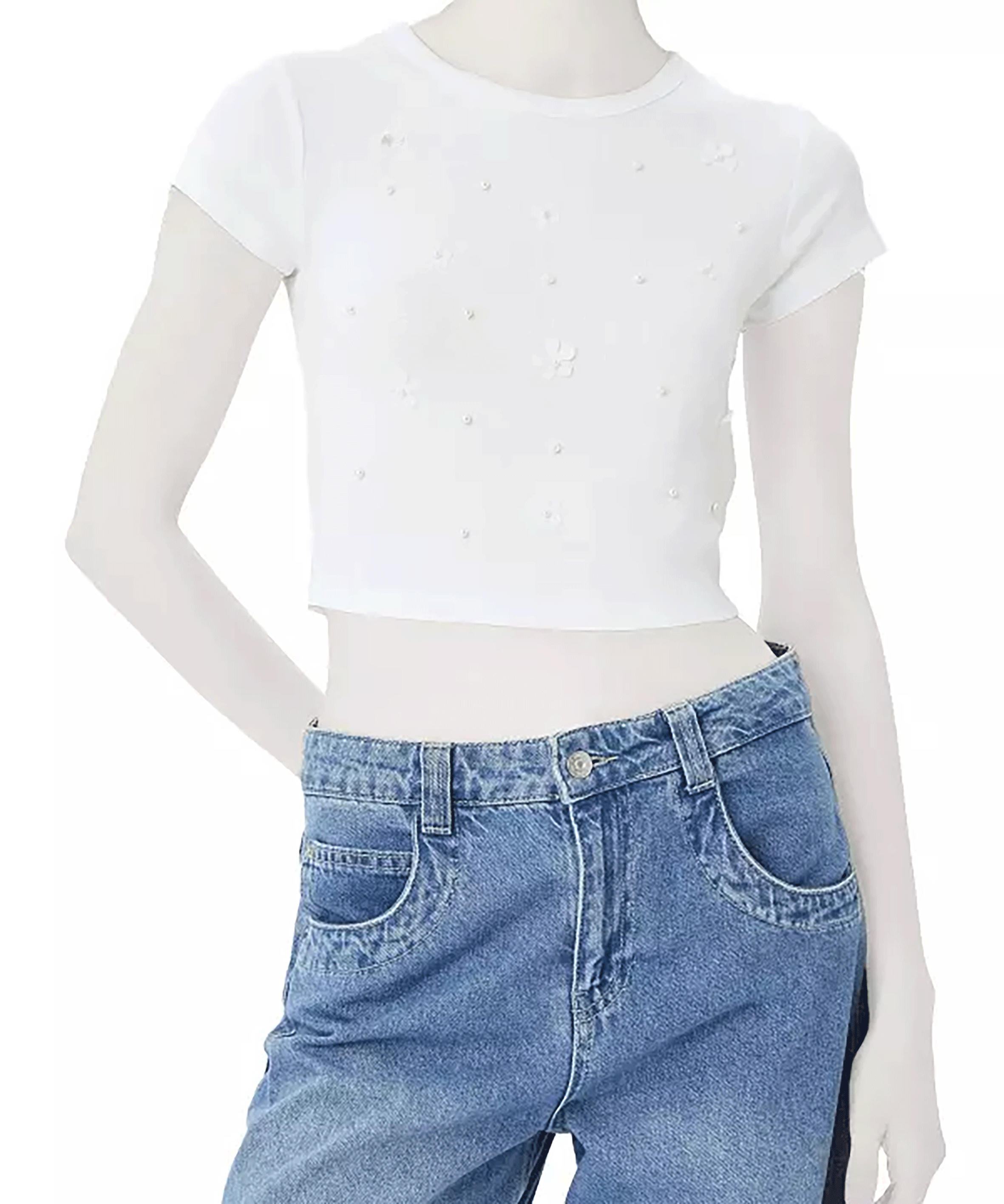 تی شرت طرح دار زنانه کوتون Koton کد 5SAL10251IK