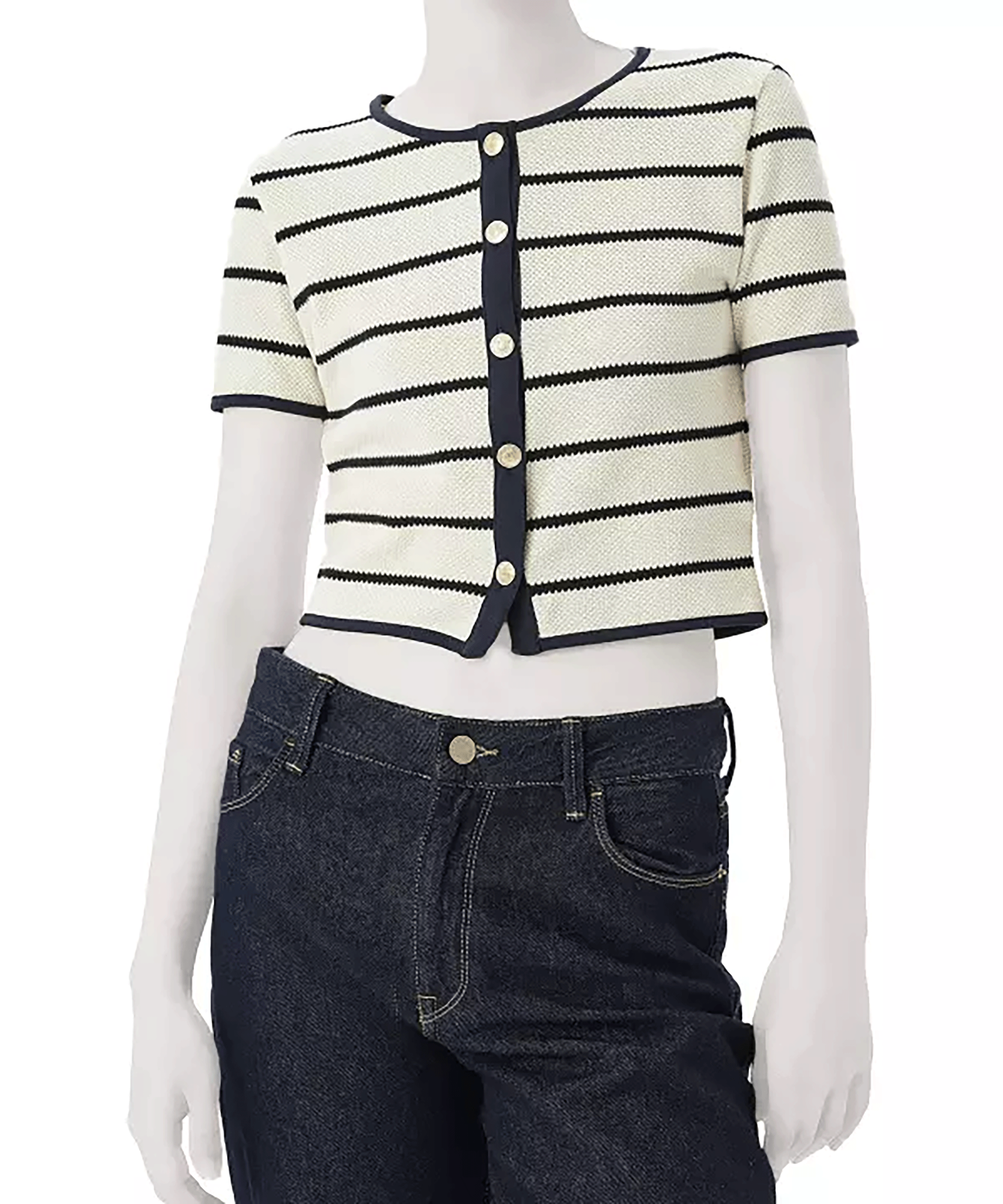 بلوز آستین کوتاه زنانه کوتون Koton کد 5SAL60005IK