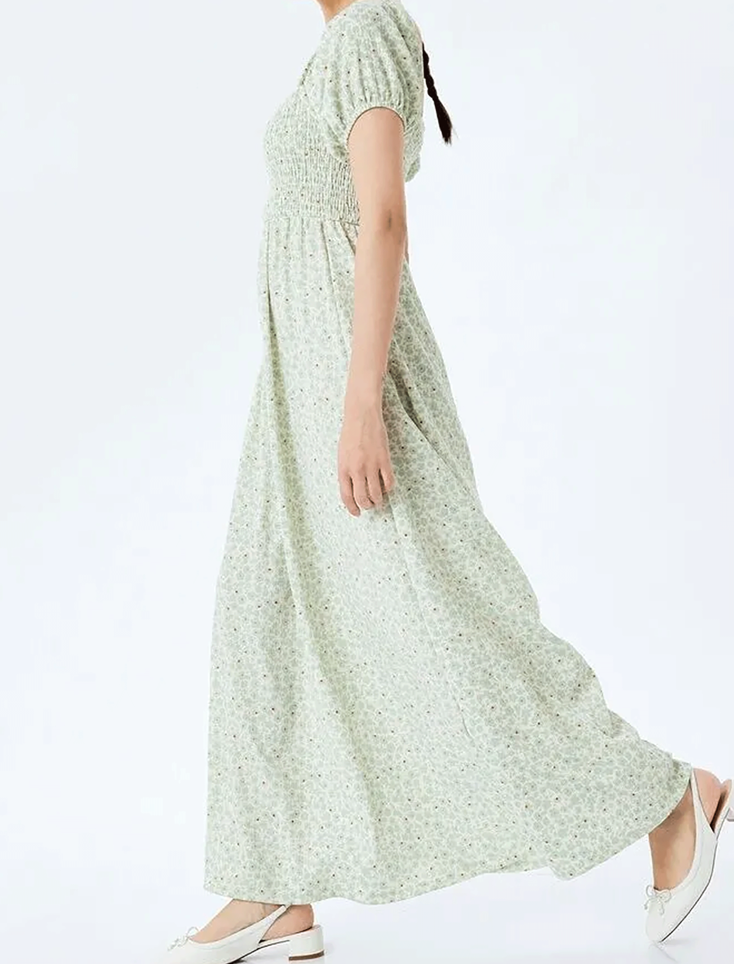 پیراهن طرح دار زنانه کوتون Koton کد 5SAL80076IK