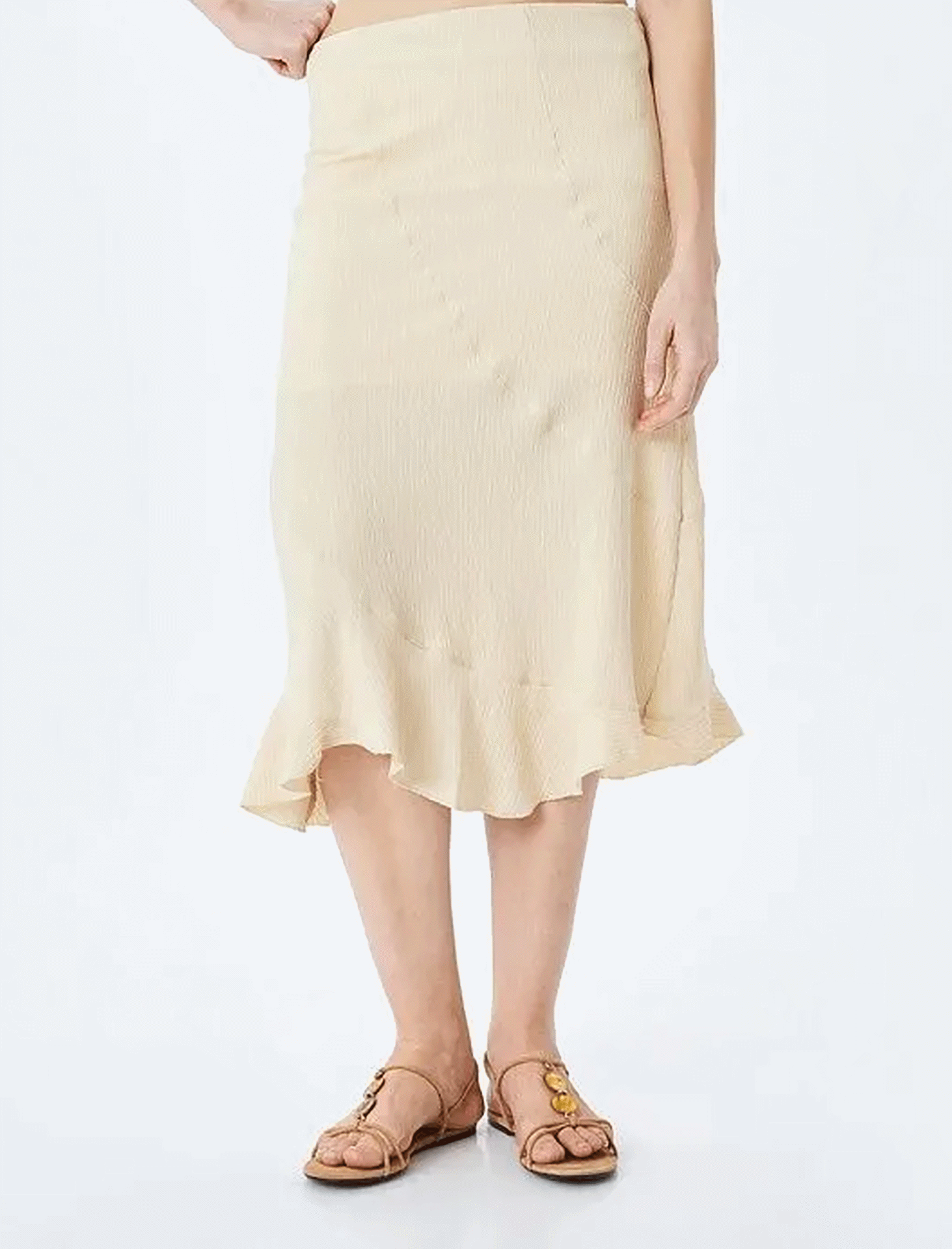 دامن میدی زنانه کوتون Koton کد 5SAL70029IK