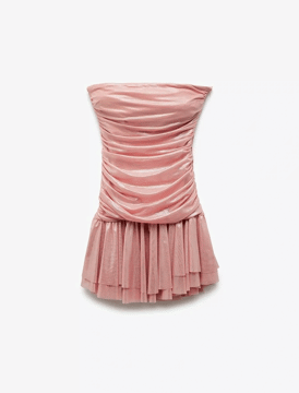 پیراهن کوتاه زنانه کوتون Koton کد 5SAK80007FK