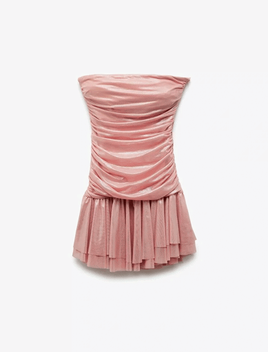 پیراهن کوتاه زنانه کوتون Koton کد 5SAK80007FK