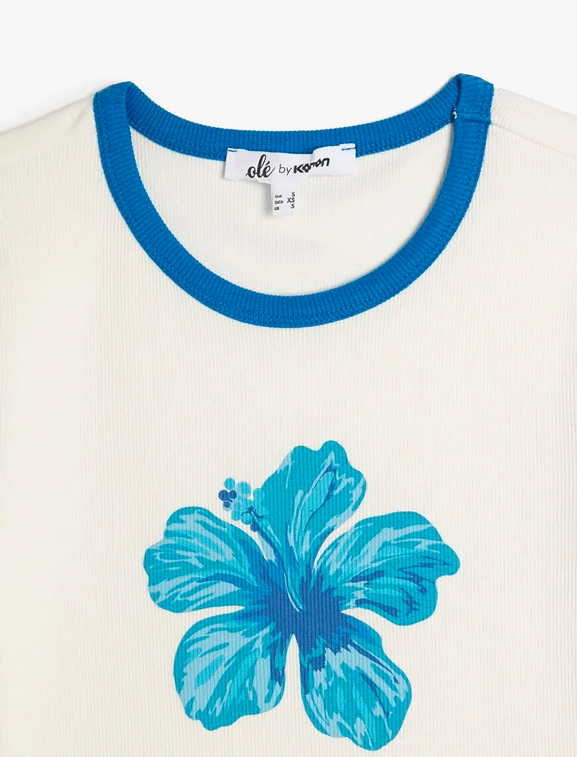 تی شرت طرح دار زنانه کوتون Koton کد 5SAL10083IK