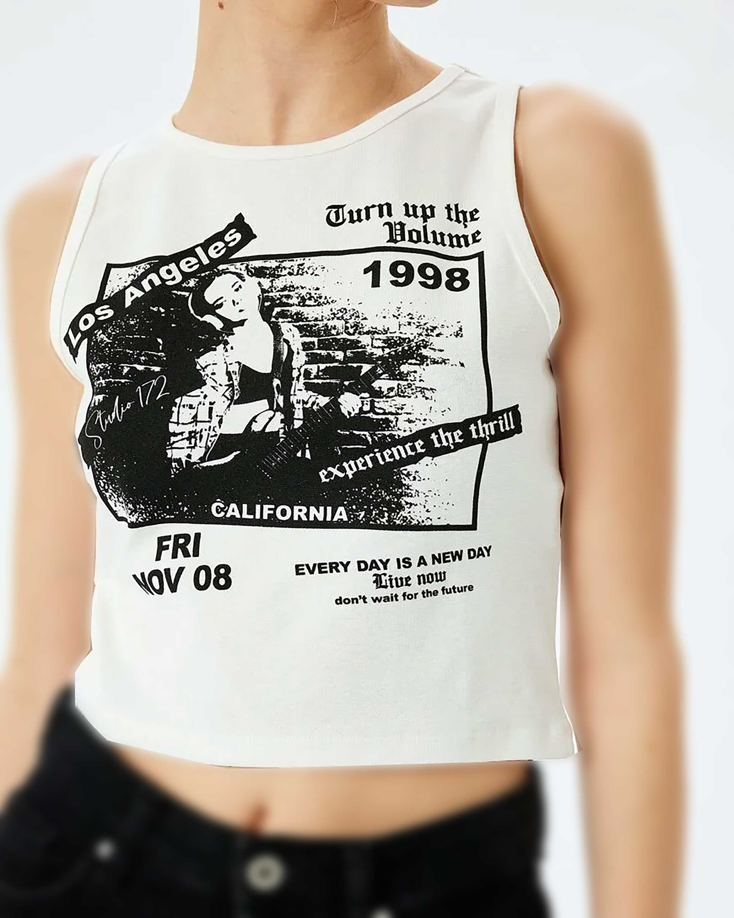 تاپ طرح دار زنانه کوتون Koton کد 5SAL30071IK