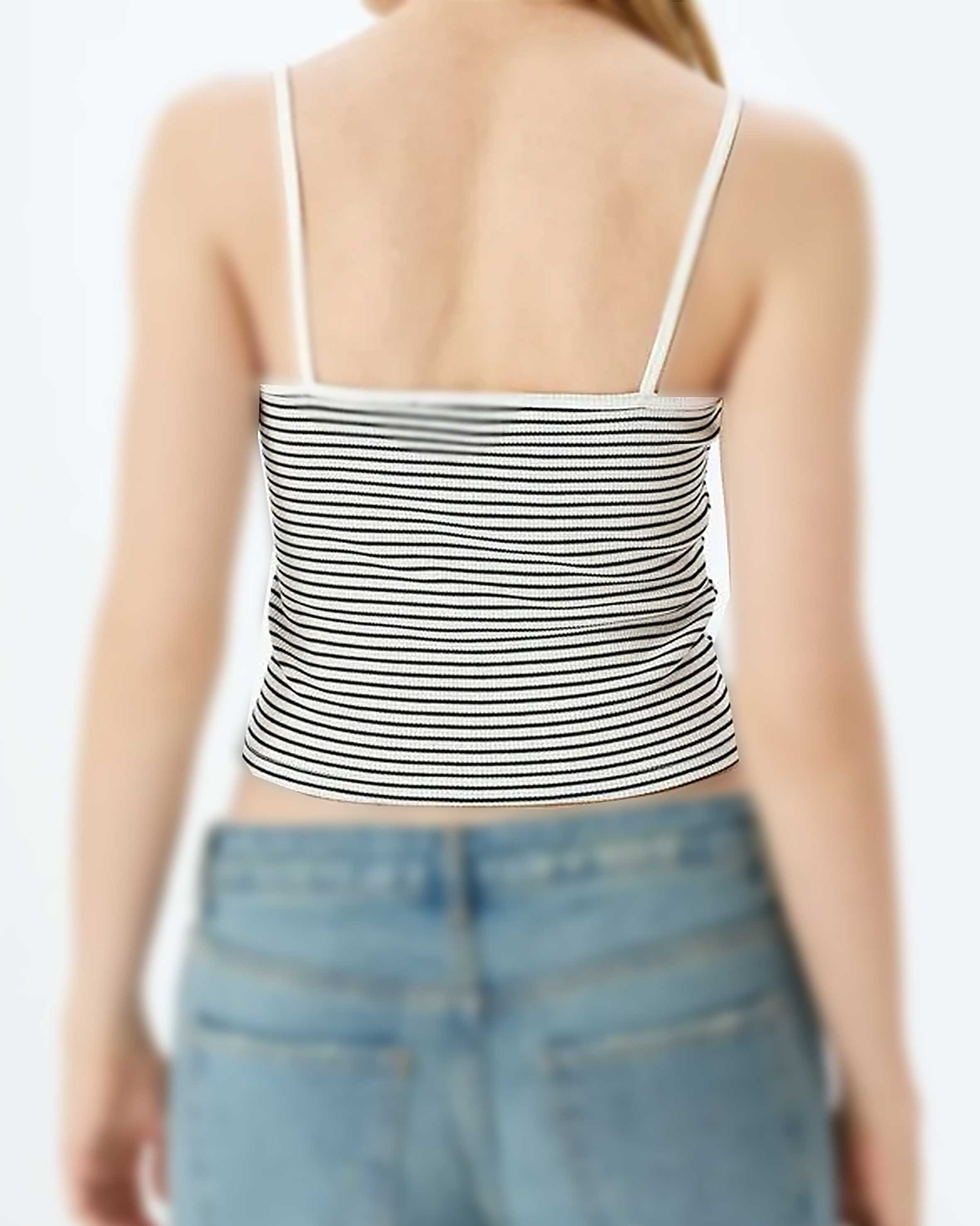 تاپ طرح دار زنانه کوتون Koton کد 5SAL30078IK