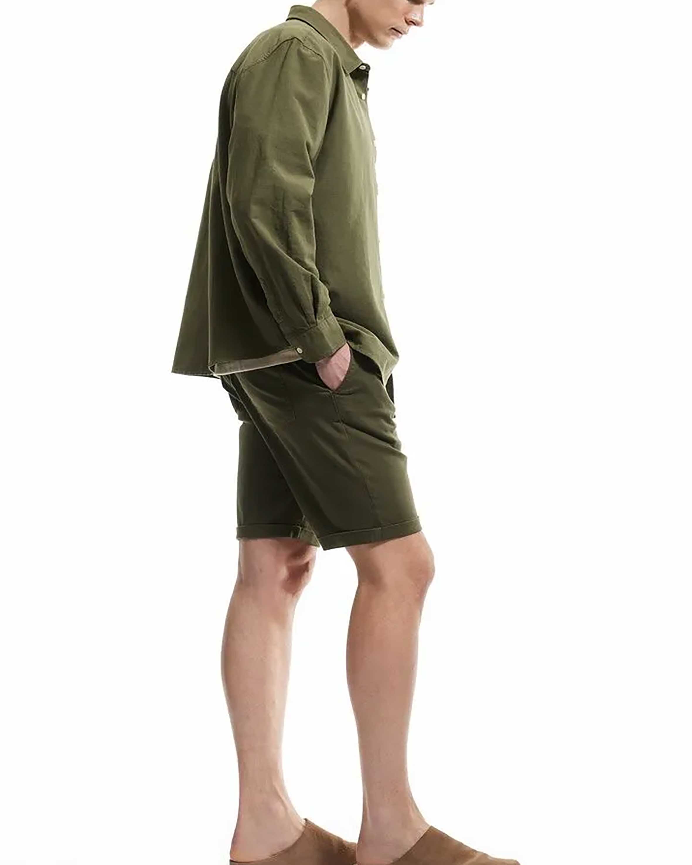 شلوارک پارچه ای مردانه کوتون Koton کد 5SAM40016HW