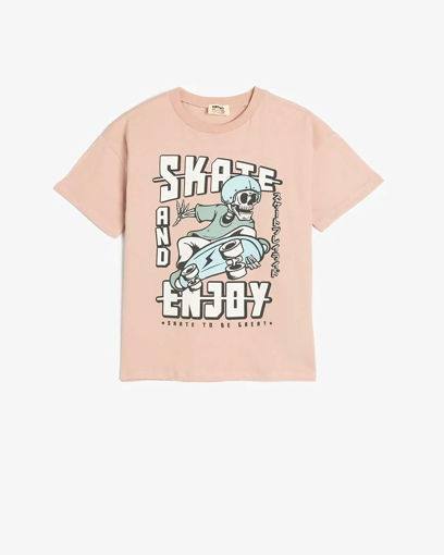 تی شرت طرح دار پسرانه کوتون Koton کد 5SKB10044TK