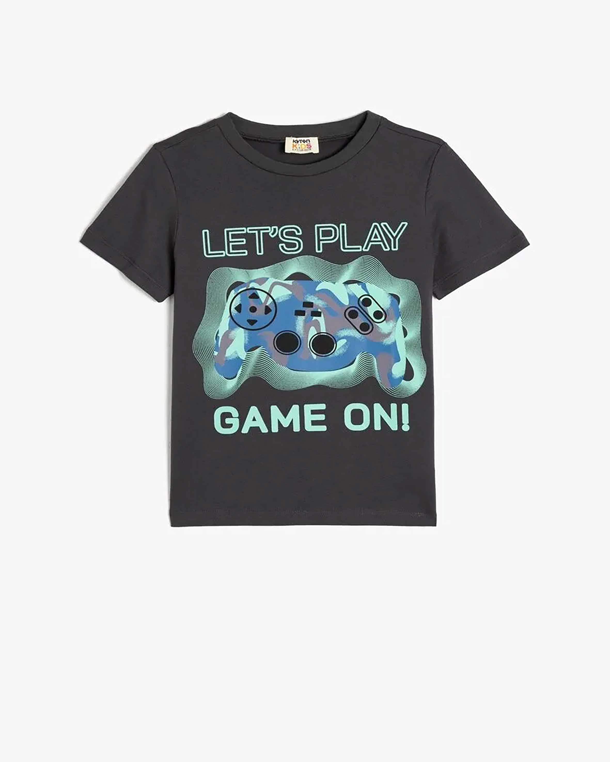 تی شرت طرح دار پسرانه کوتون Koton کد 5SKB10128TK