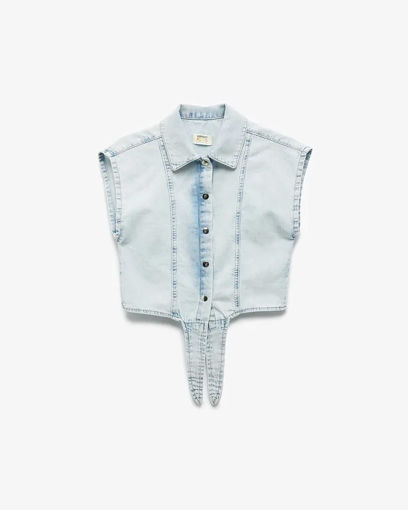 تاپ جین دخترانه کوتون Koton کد 5SKG20015AD