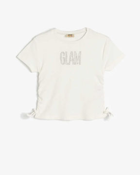 تی شرت طرح دار دخترانه کوتون Koton کد 5SKG10012AK