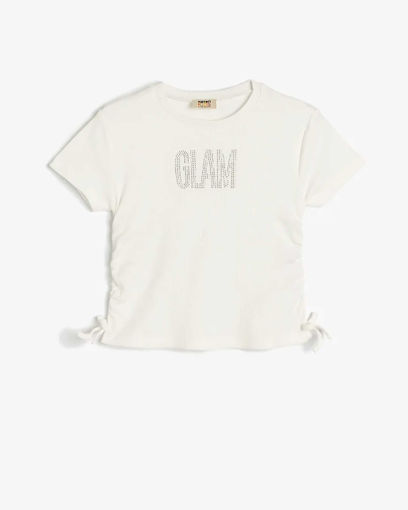 تی شرت طرح دار دخترانه کوتون Koton کد 5SKG10012AK