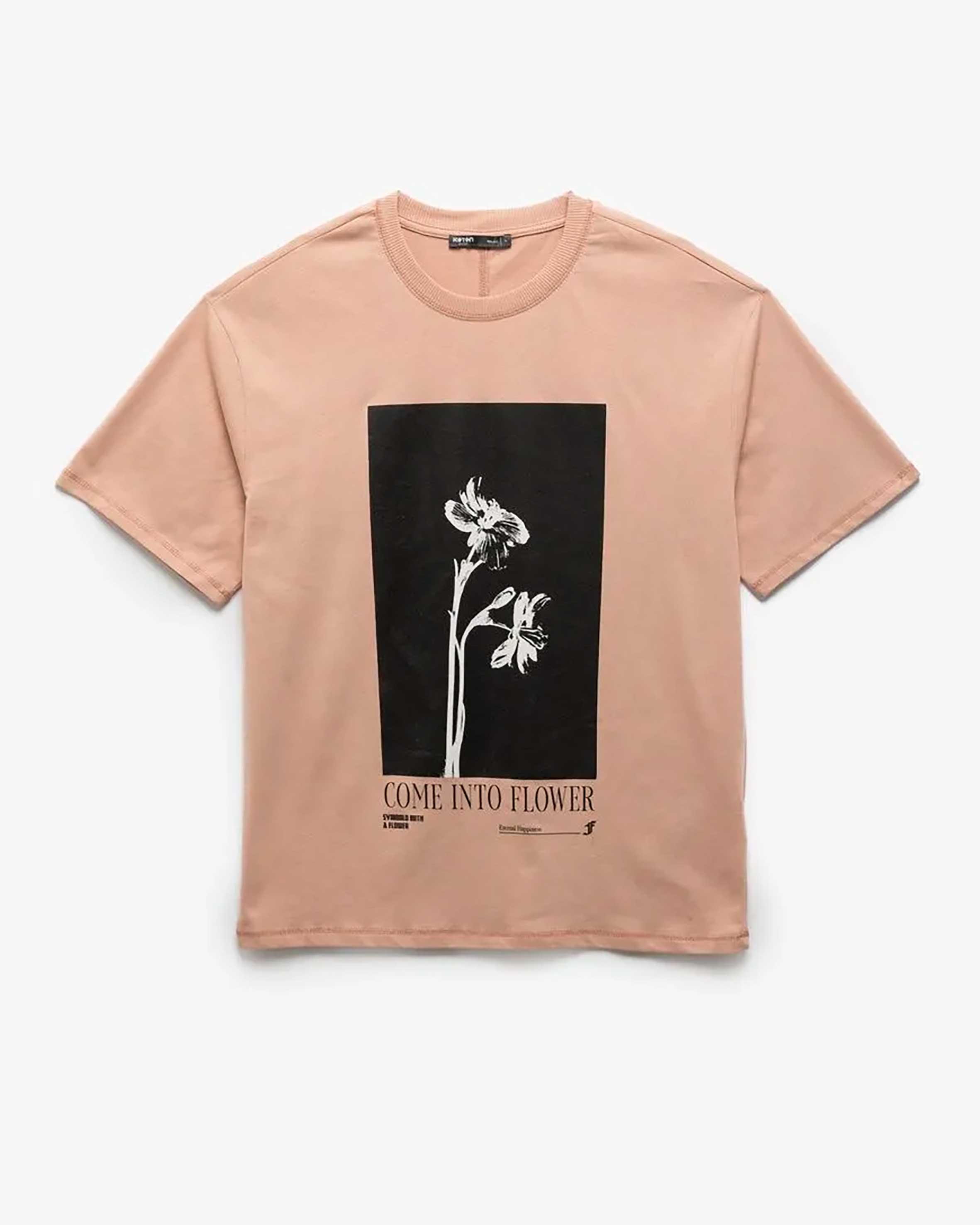 تی شرت طرح دار مردانه کوتون Koton کد 5SAM10139HK