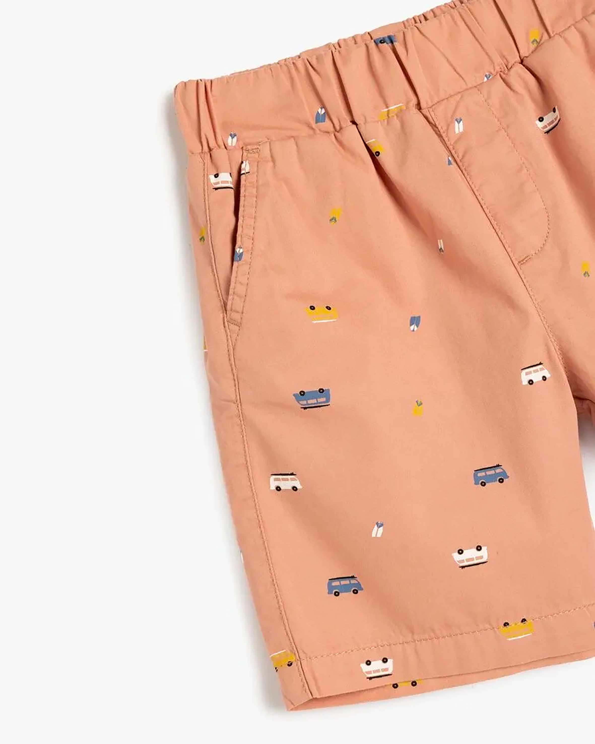 شلوارک طرح دار پسرانه کوتون Koton کد 5SKB40069TW