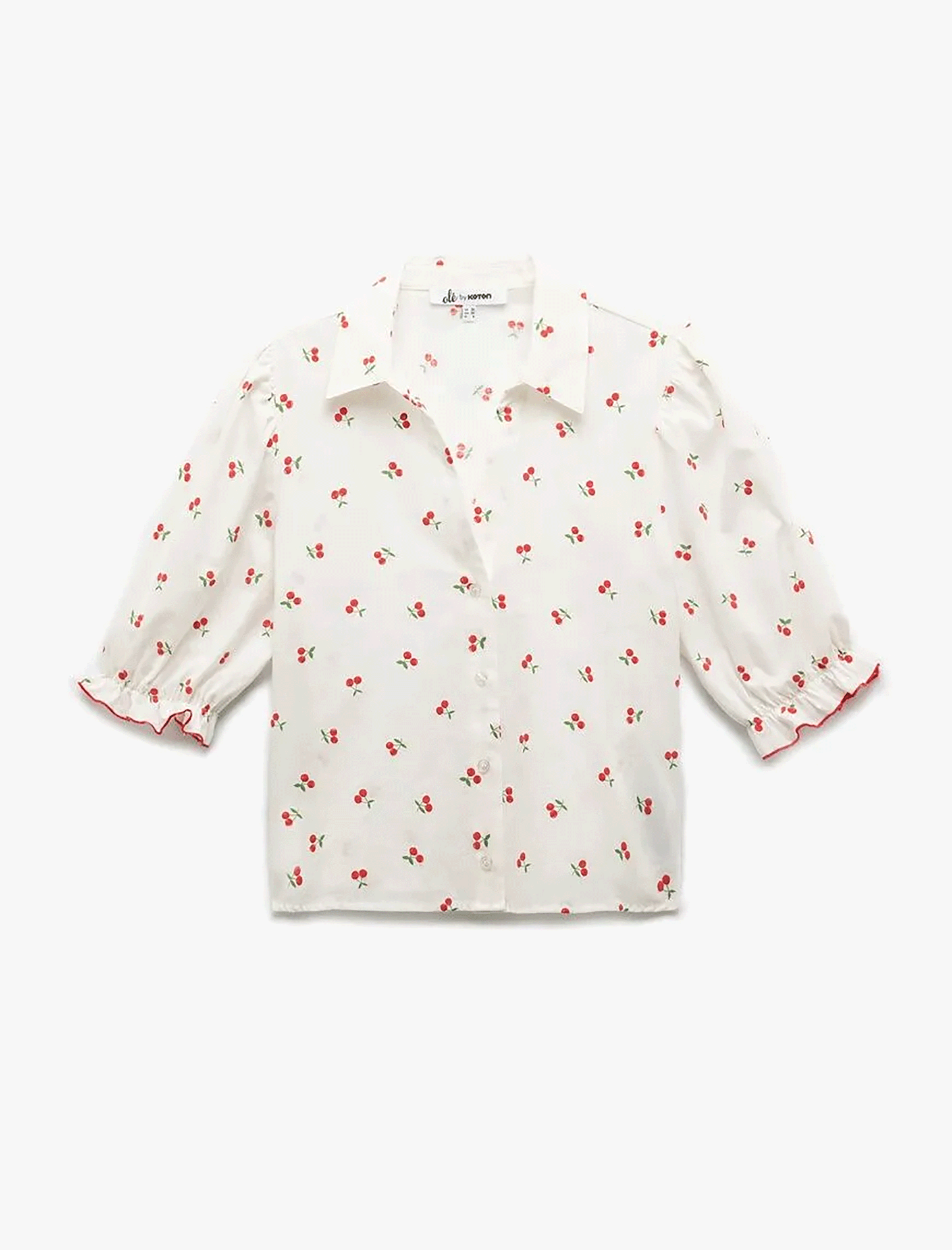 شومیز طرح دار  زنانه کوتون Koton کد 5SAL60036IW