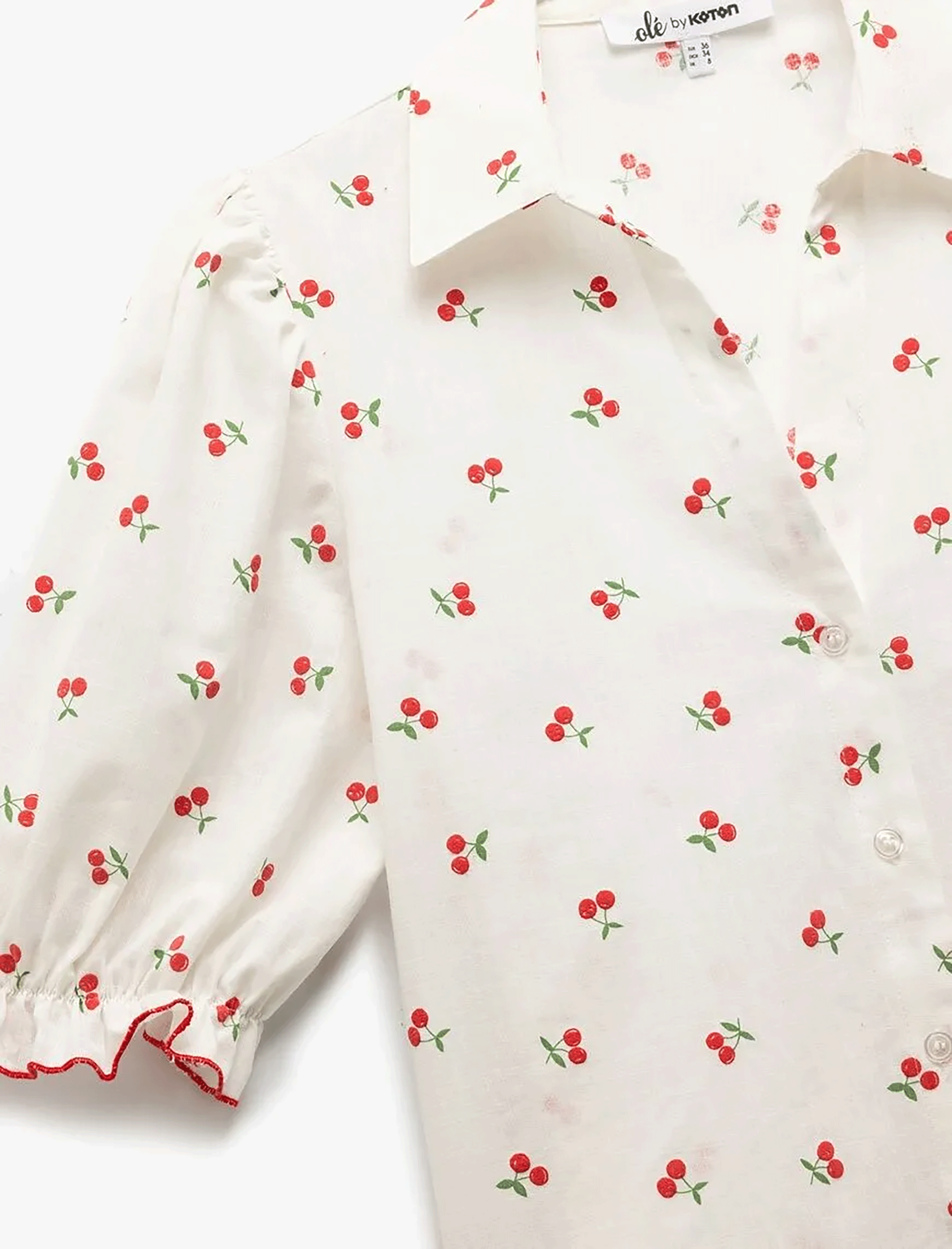 شومیز طرح دار  زنانه کوتون Koton کد 5SAL60036IW