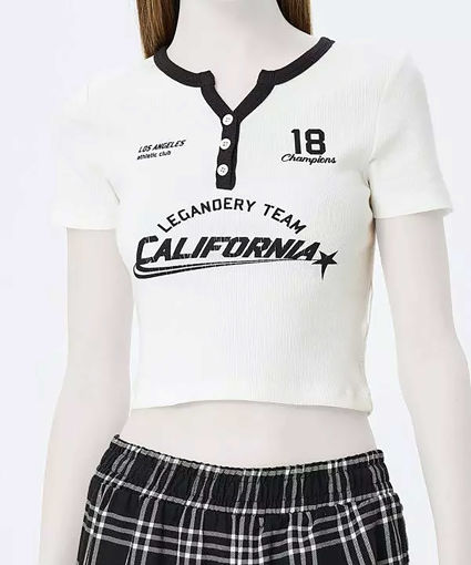 تیشرت آستین کوتاه زنانه کوتون Koton کد 5SAL10217IK