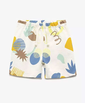 شلوارک طرح دار نوزاد پسر کوتون Koton کد 5SMB40003TK