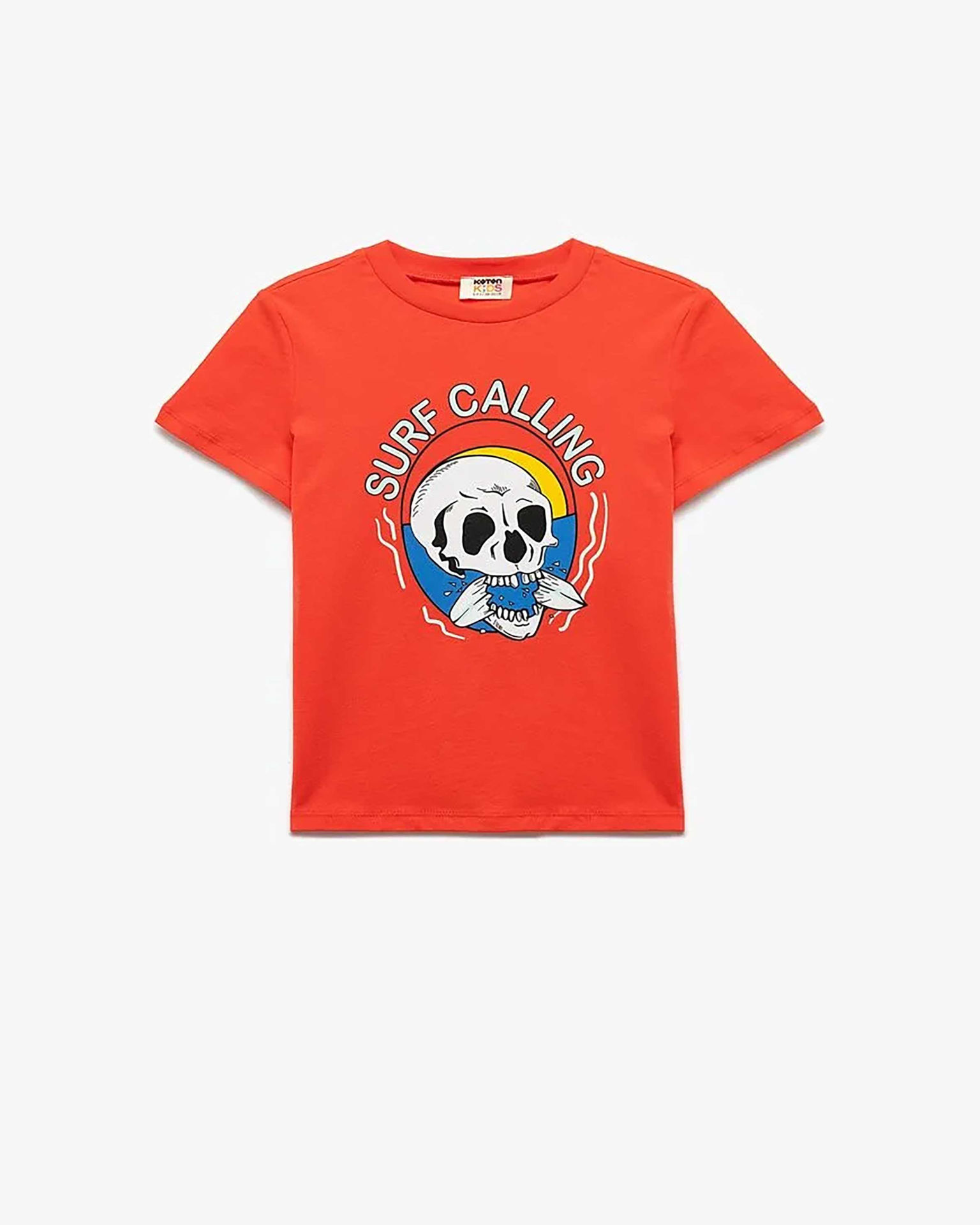 تی شرت طرح دار پسرانه کوتون Koton کد 5SKB10047TK