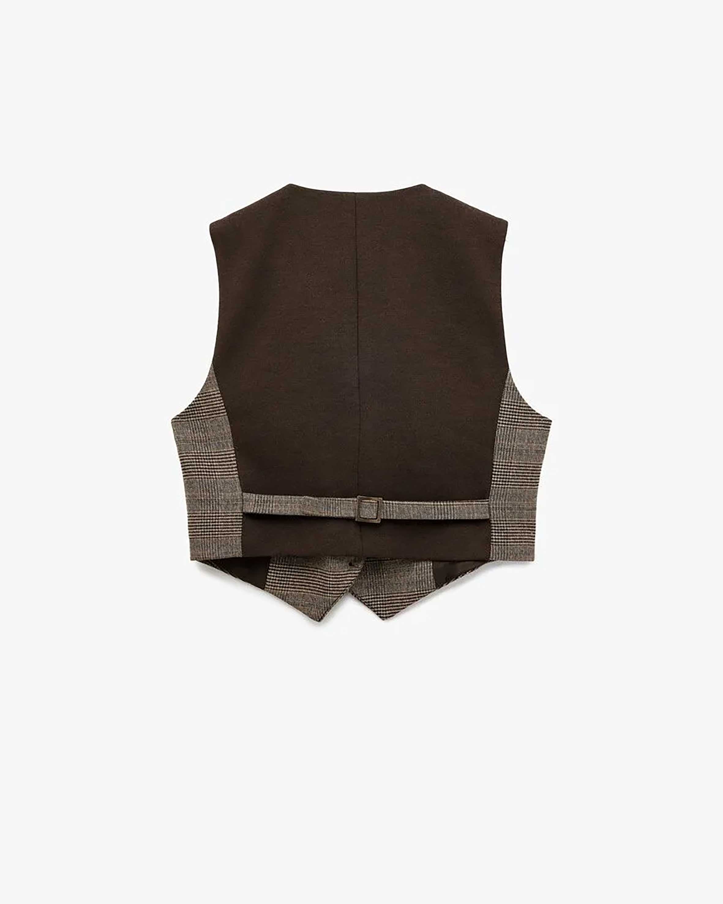 جلیقه طرح دار زنانه کوتون Koton کد 6WAK20214EW